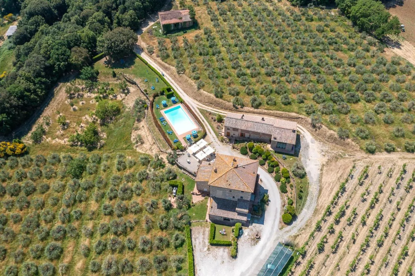 Bird's eye view in Agriturismo Il Casolare Di Bucciano