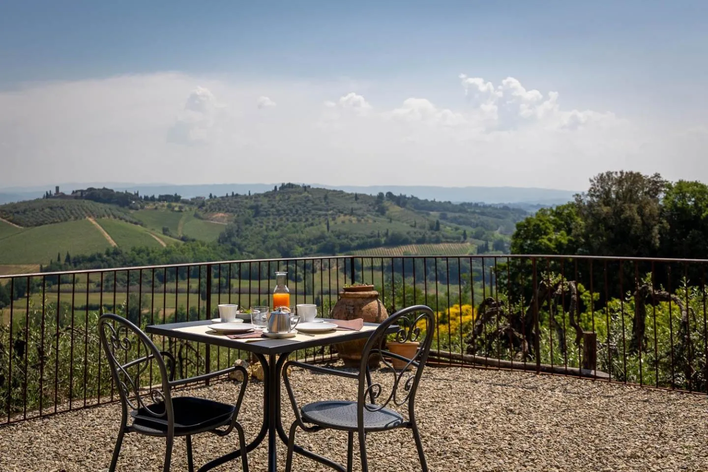 Balcony/Terrace in Agriturismo Il Casolare Di Bucciano