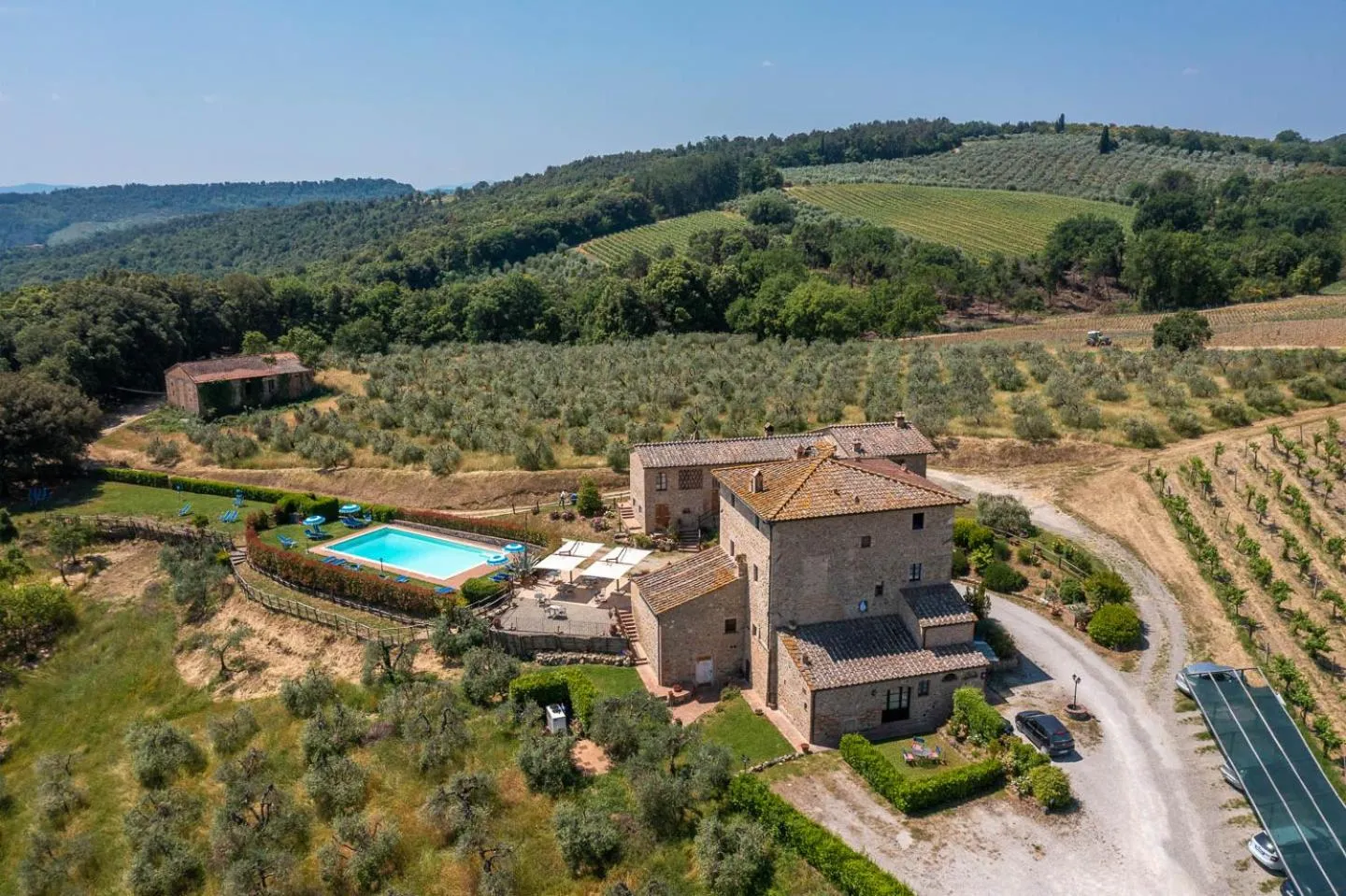 Bird's eye view in Agriturismo Il Casolare Di Bucciano
