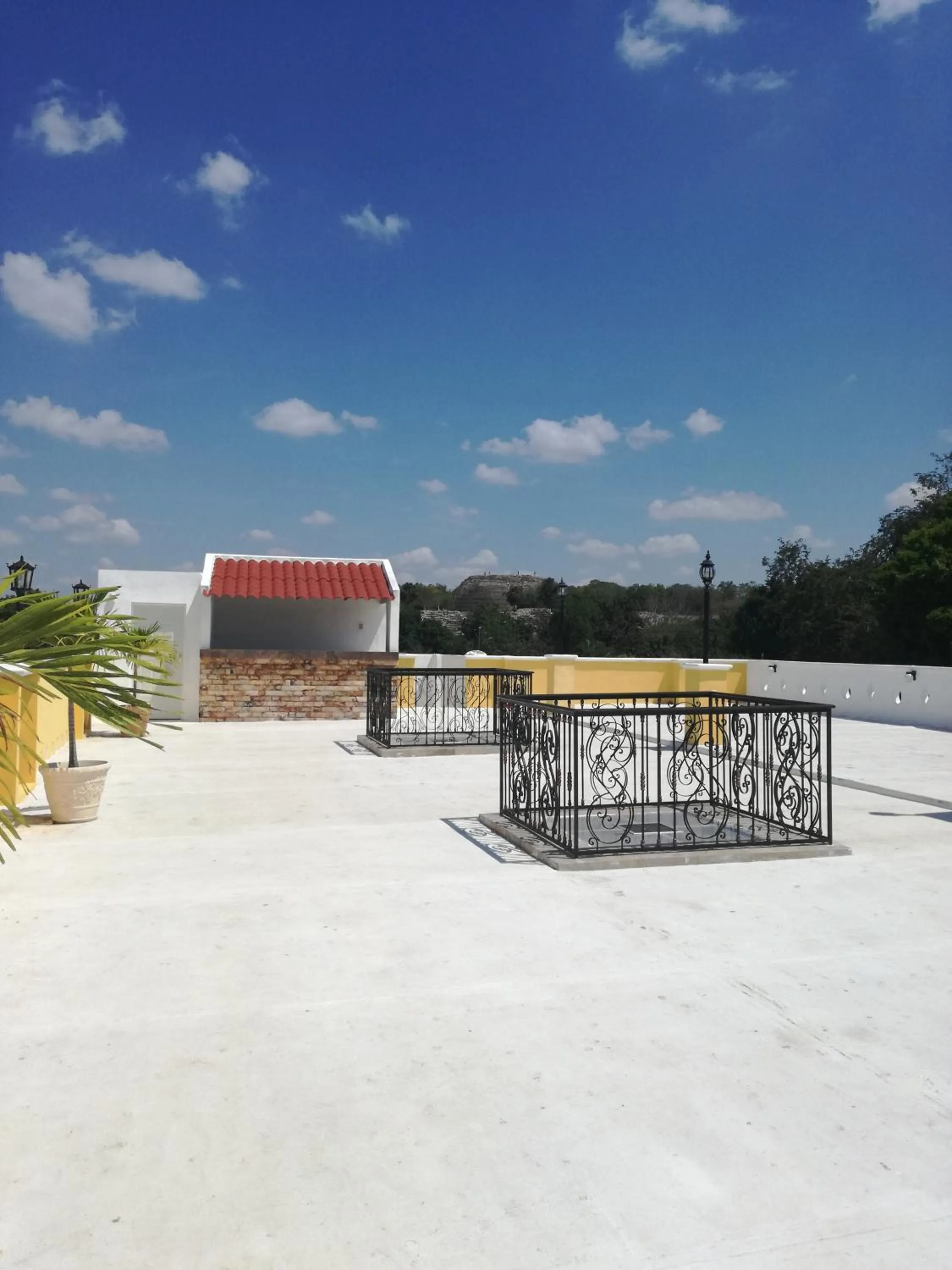 Swimming pool in Izamal Plaza