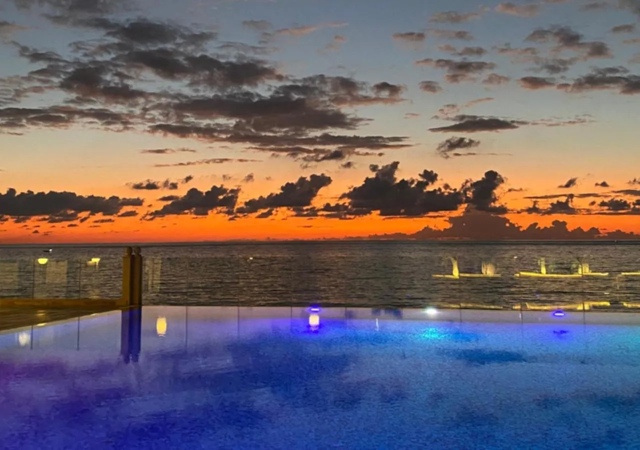 Swimming pool in Lancaster Eden Bay