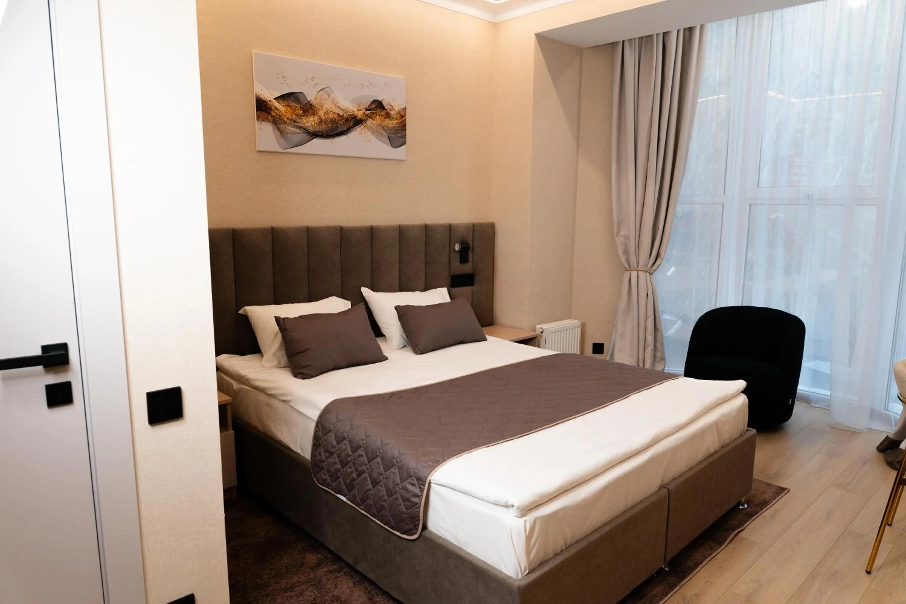Bed in Hotel Palace Ukraine