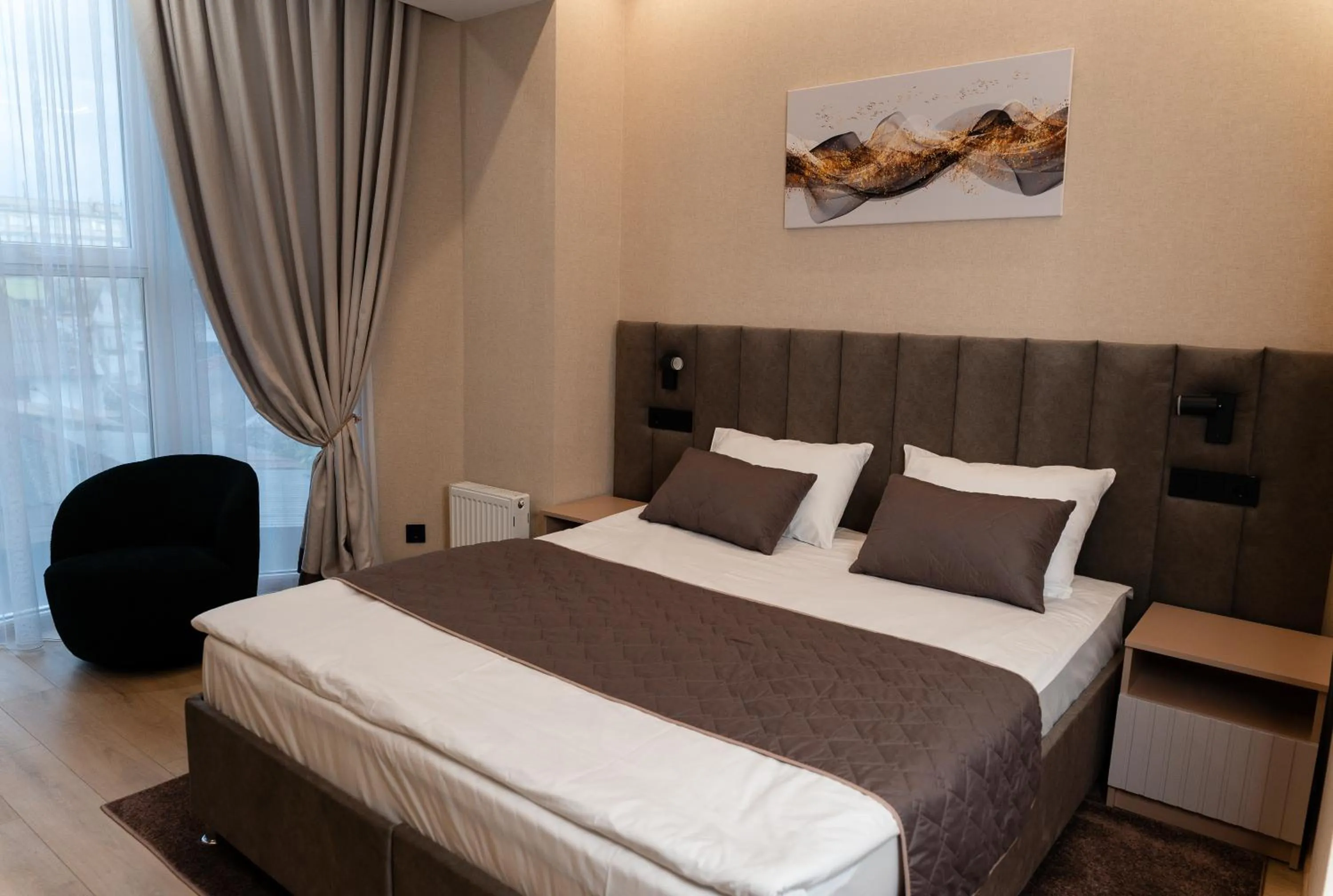 Bed in Hotel Palace Ukraine