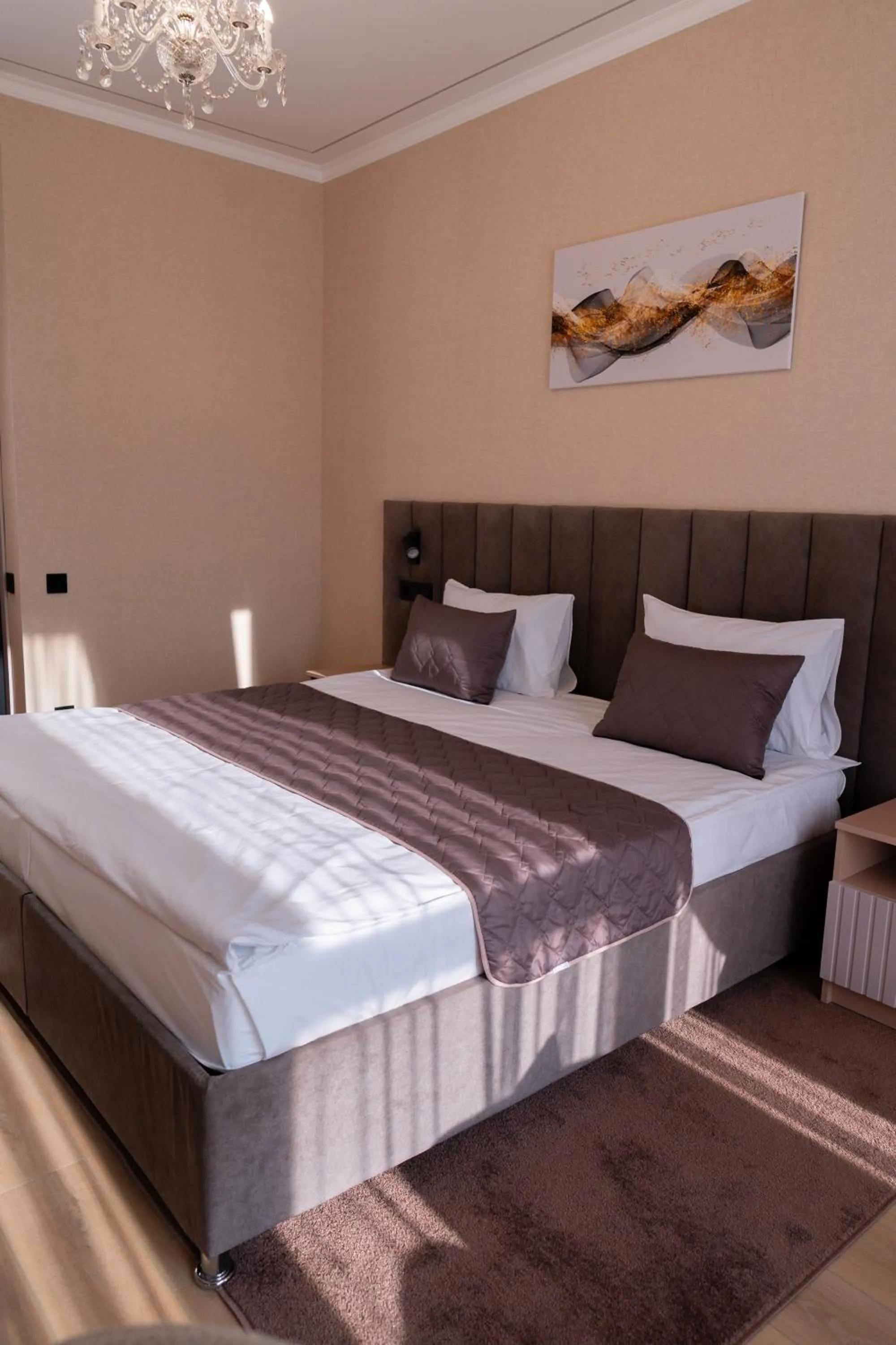 Bed in Hotel Palace Ukraine