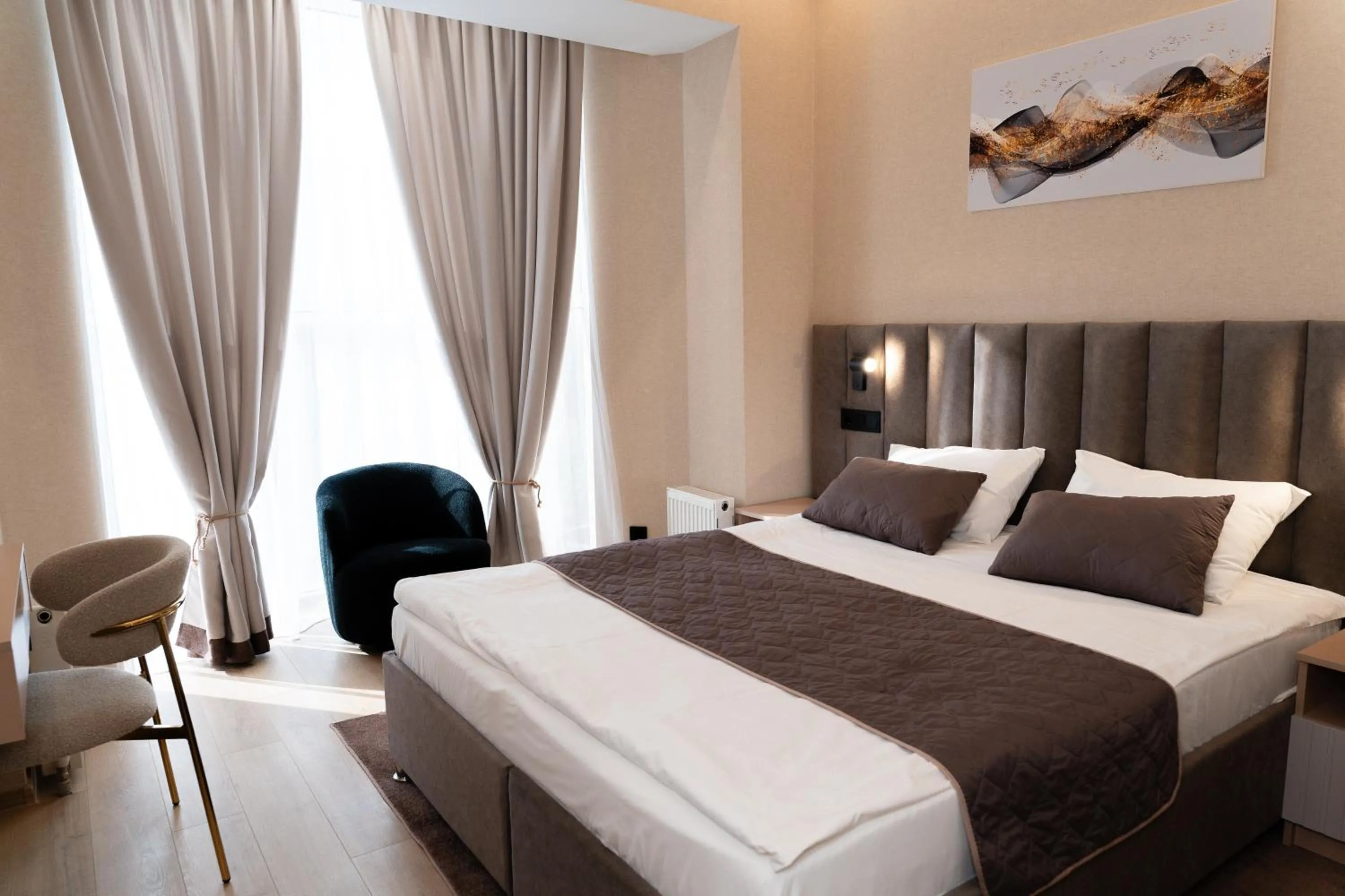 Bed in Hotel Palace Ukraine