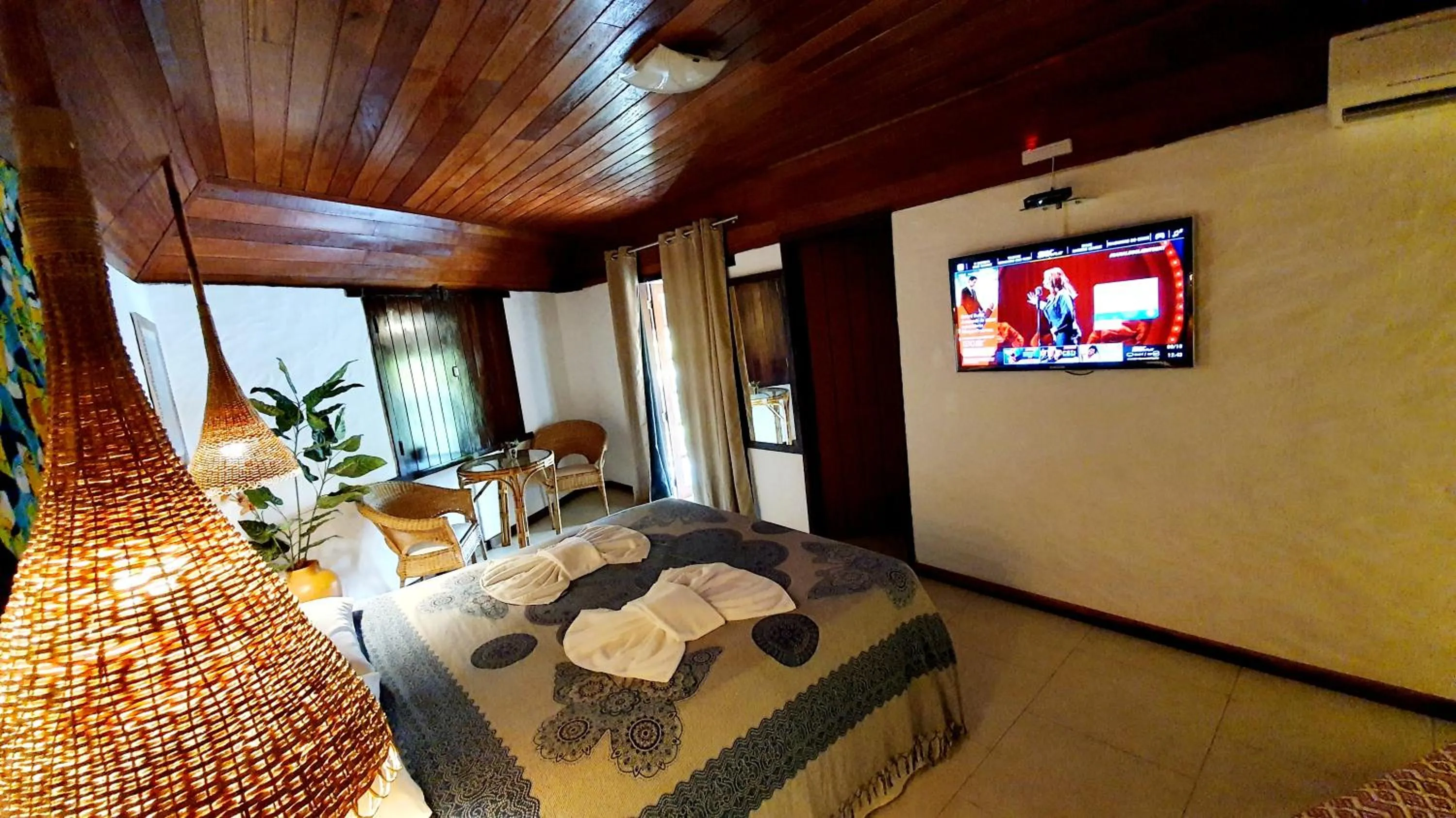 Bed in Pousada Entre as Águas