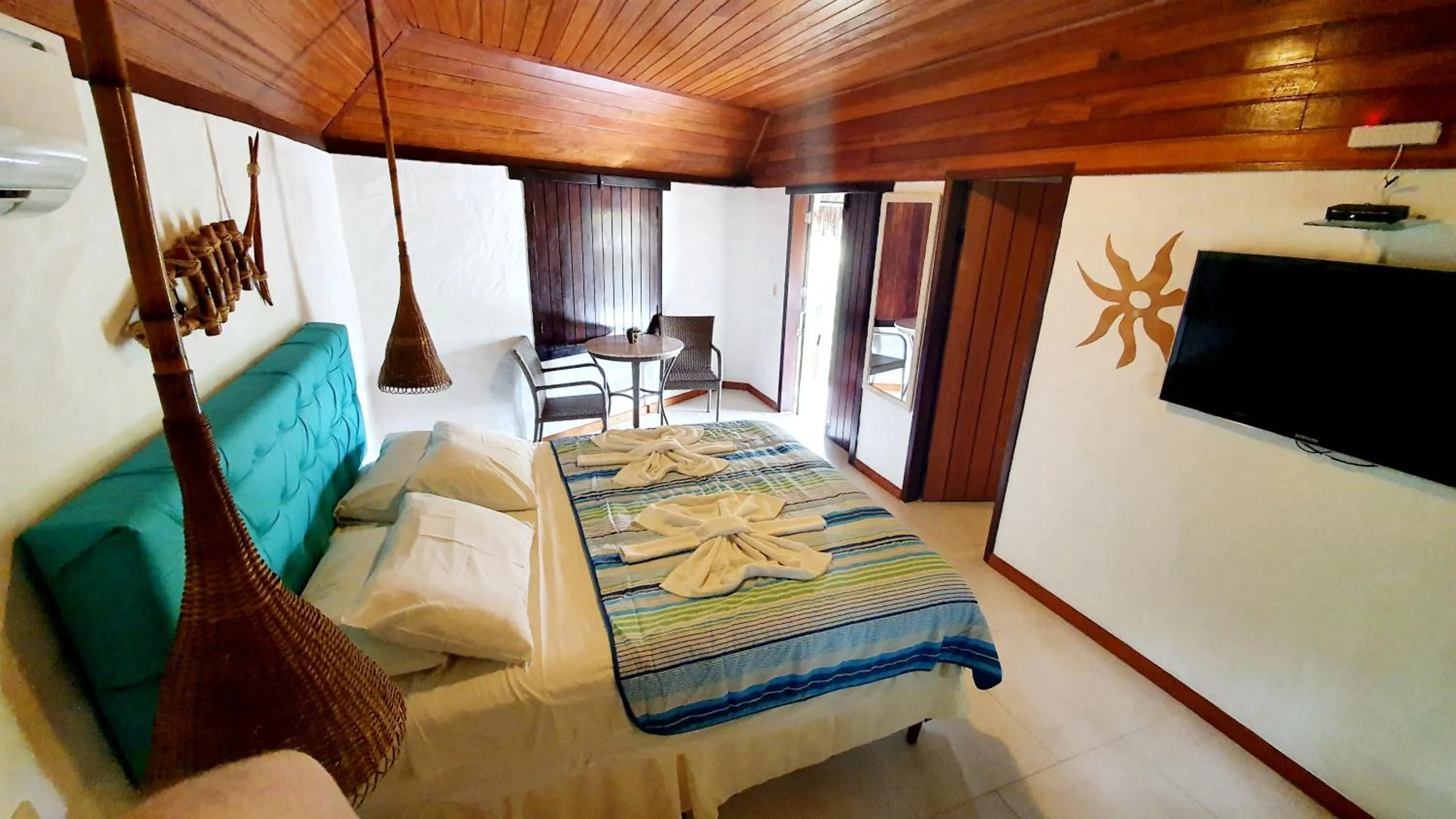 Bed in Pousada Entre as Águas