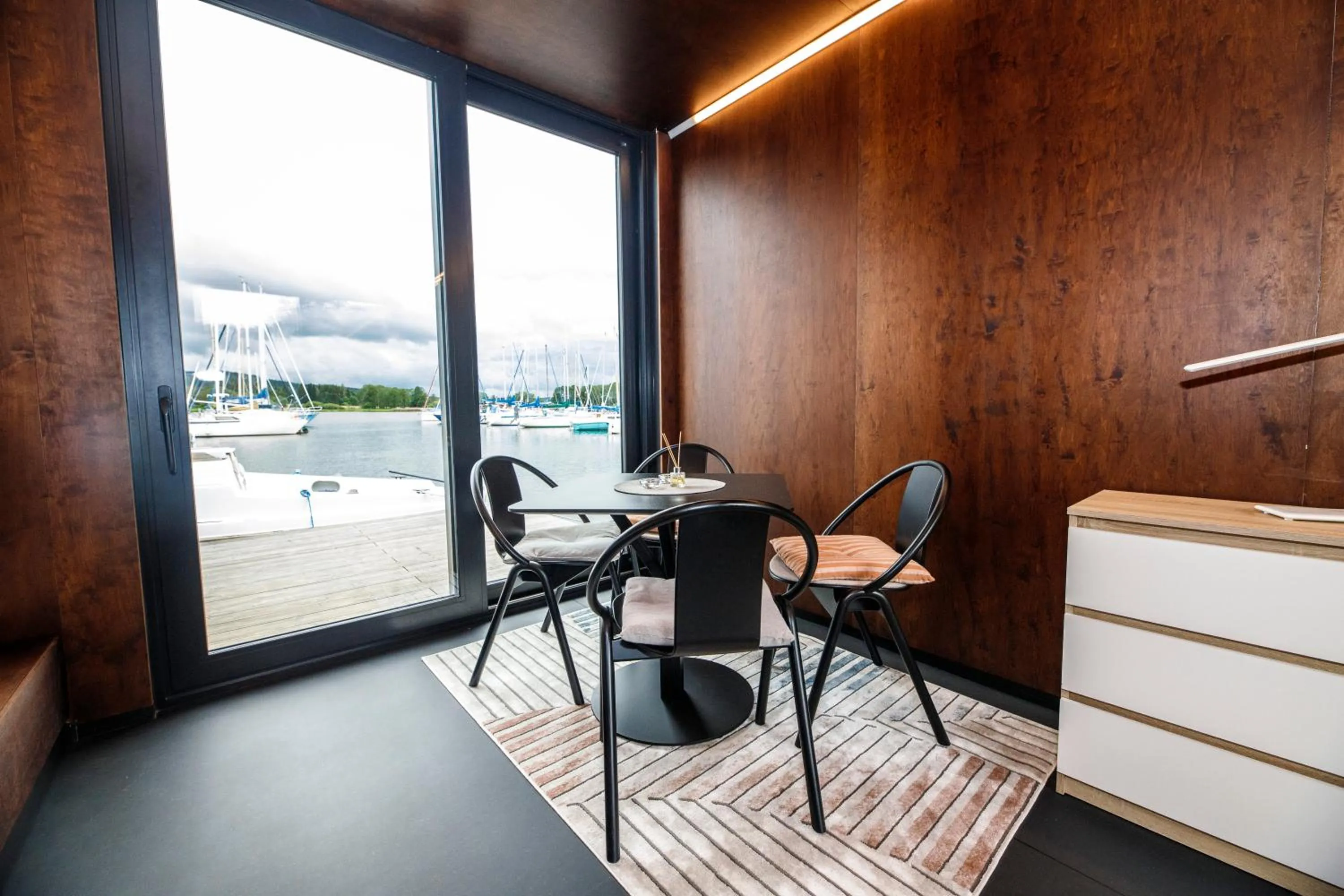 Dining area in Fontána Lipno