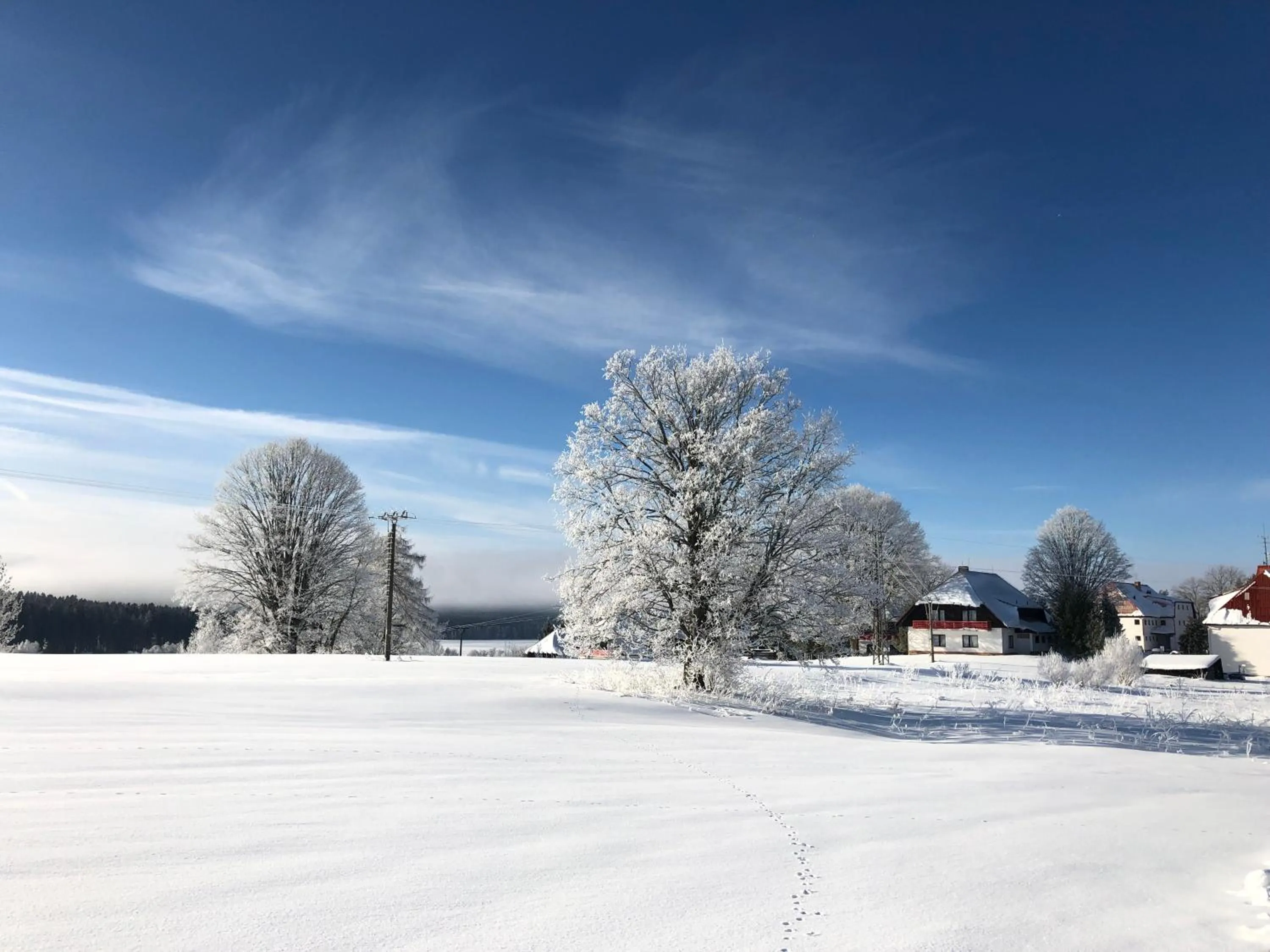 Natural landscape in Fontána Lipno