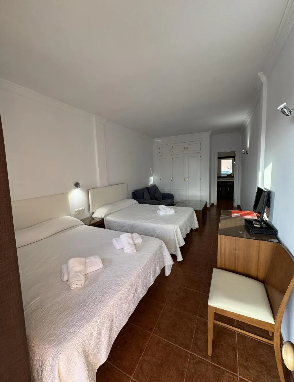 Bed in Hotel Las Camelias