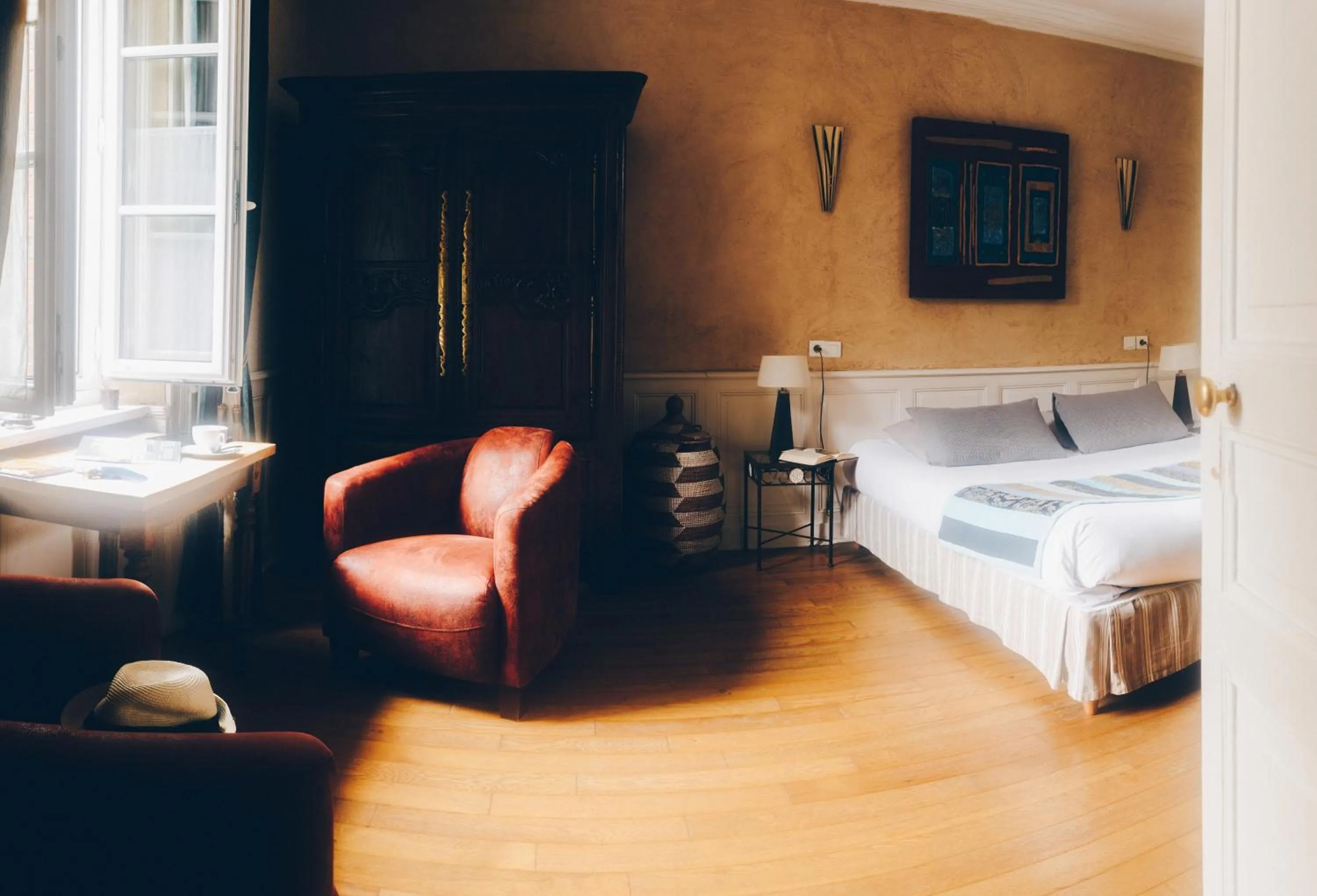 Bedroom in Chambres d'hôtes Le Clos d'Enhaut