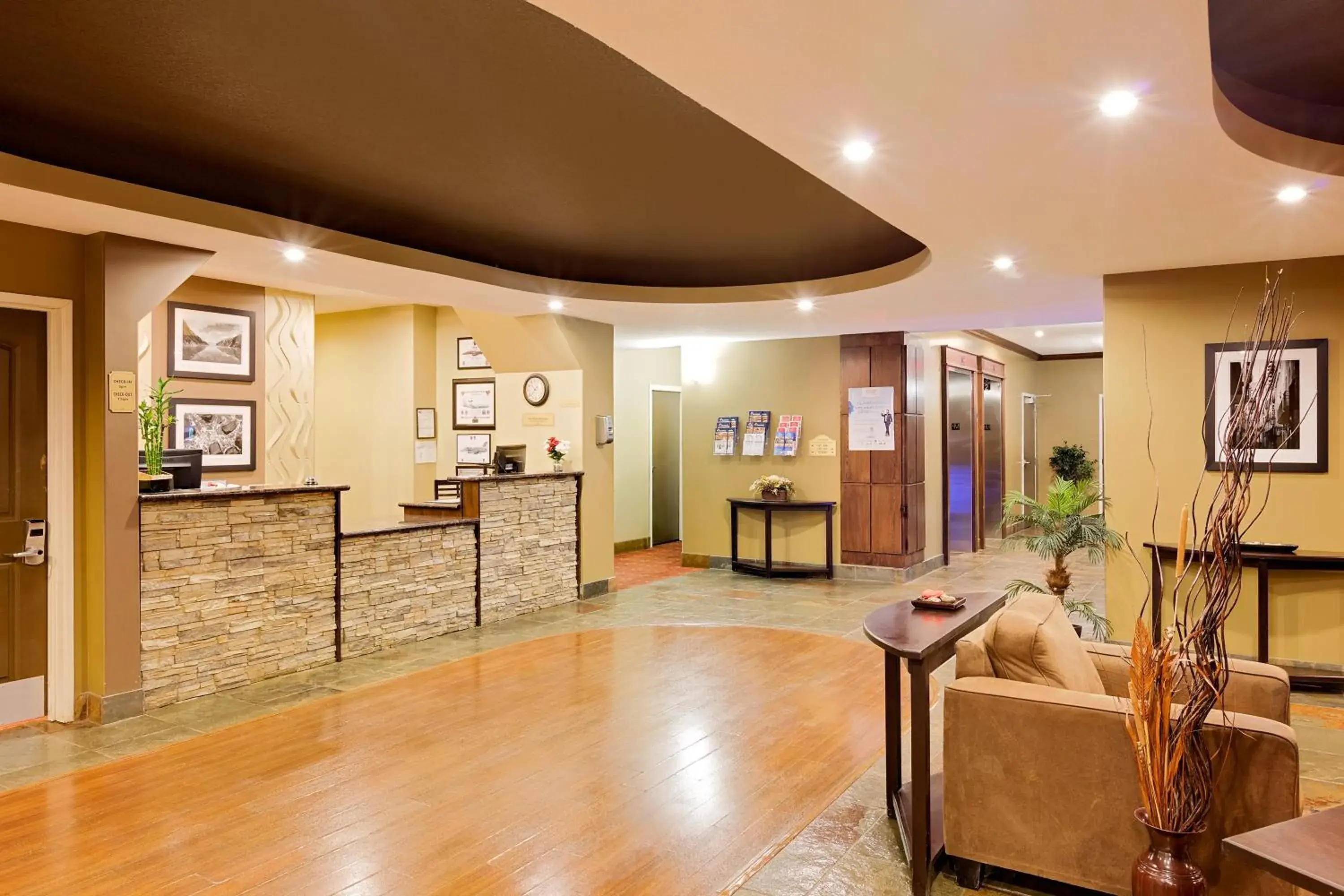 Lobby or reception in Ramada by Wyndham Cold Lake Lobby or reception in Ramada by Wyndham Cold Lake