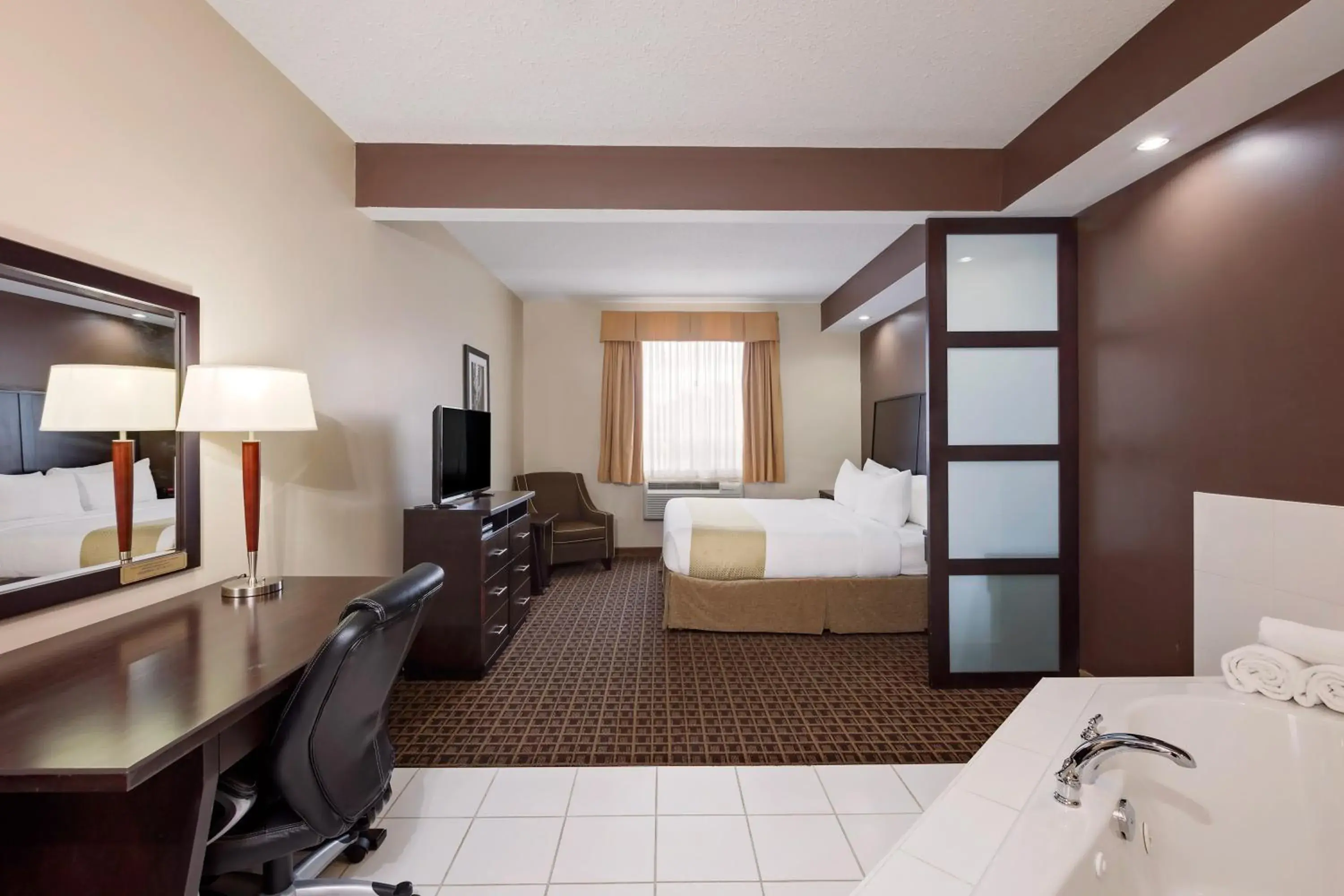 Bedroom, Bed in Ramada by Wyndham Cold Lake Bedroom, Bed in Ramada by Wyndham Cold Lake