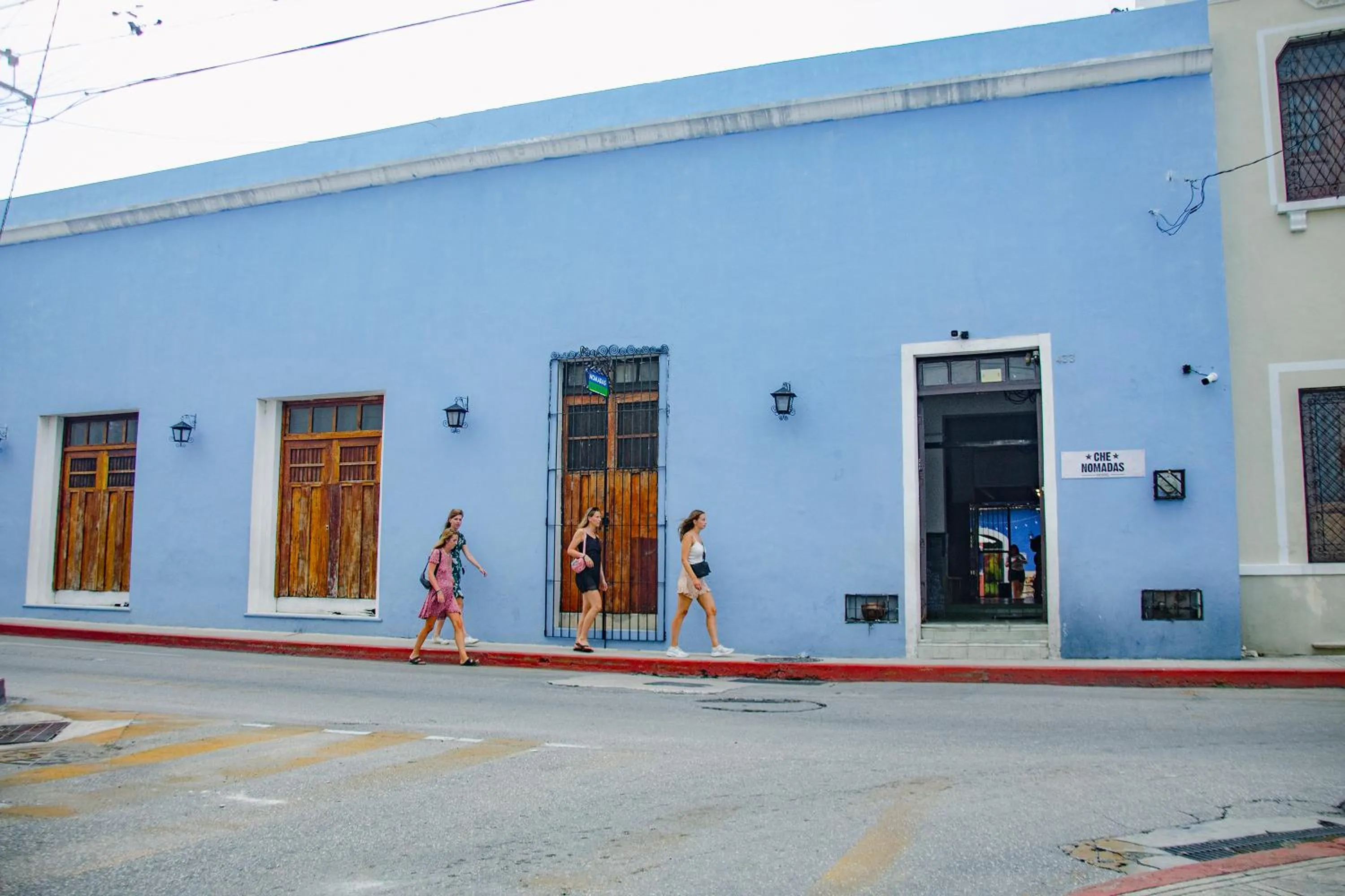 Facade/entrance in Che Nomadas Mérida Hostel