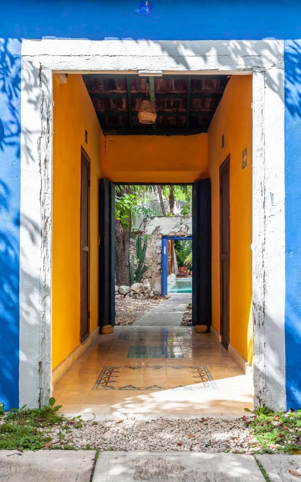 Property building in Che Nomadas Mérida Hostel