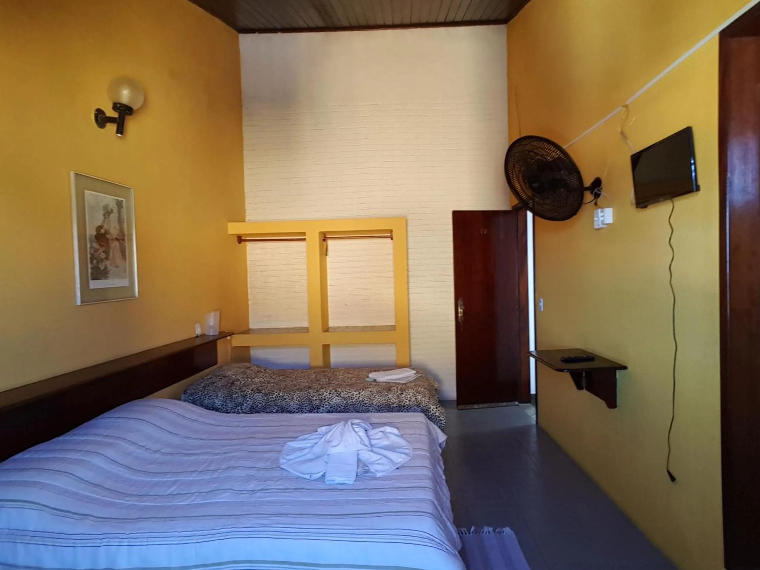 Bed in Pousada Pratagy