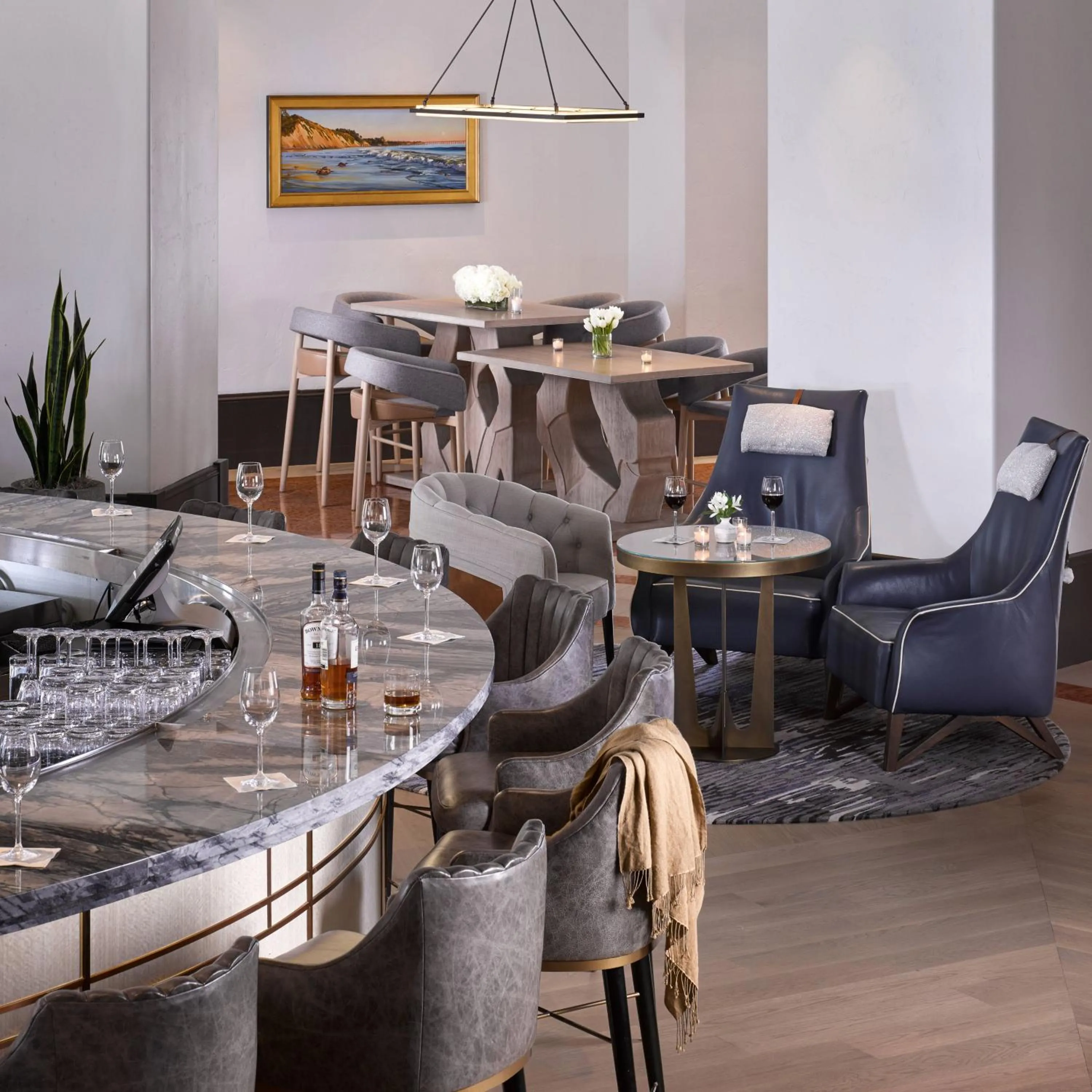 Dining area in The Ritz-Carlton Bacara, Santa Barbara