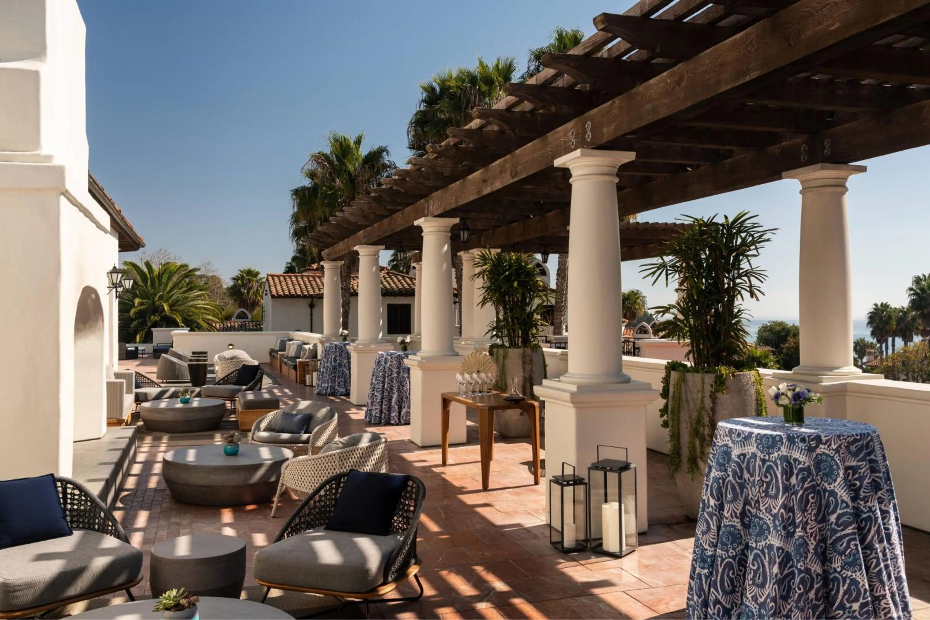 Dining area in The Ritz-Carlton Bacara, Santa Barbara