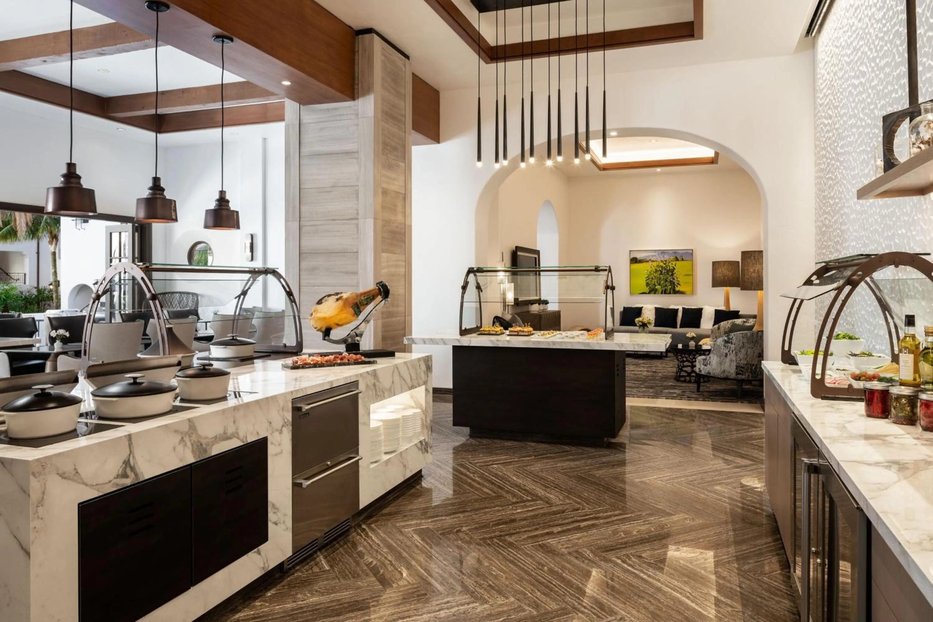 Dining area in The Ritz-Carlton Bacara, Santa Barbara