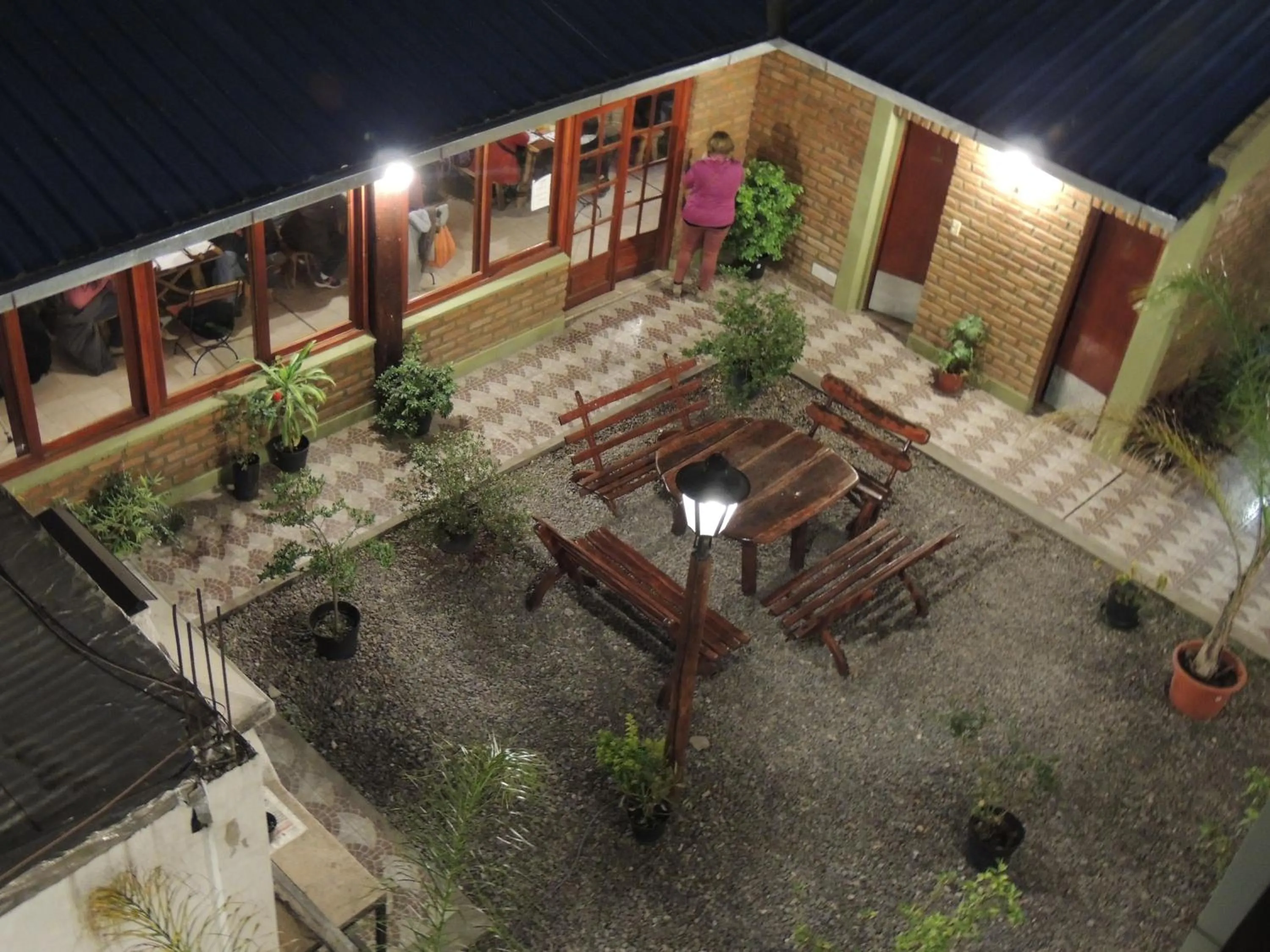 Patio in Hotel Buenos Aires