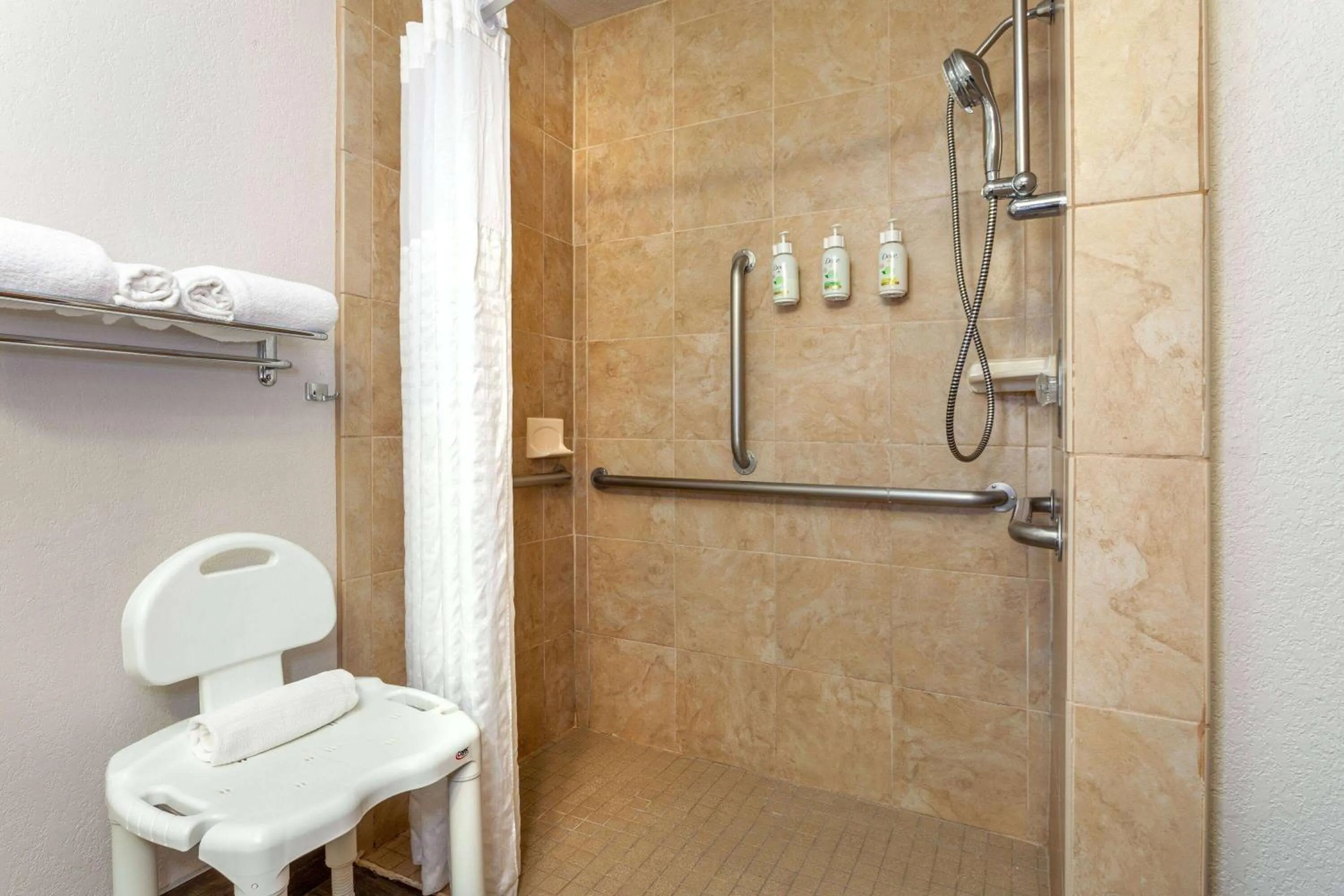 Shower in Super 8 by Wyndham Wausau