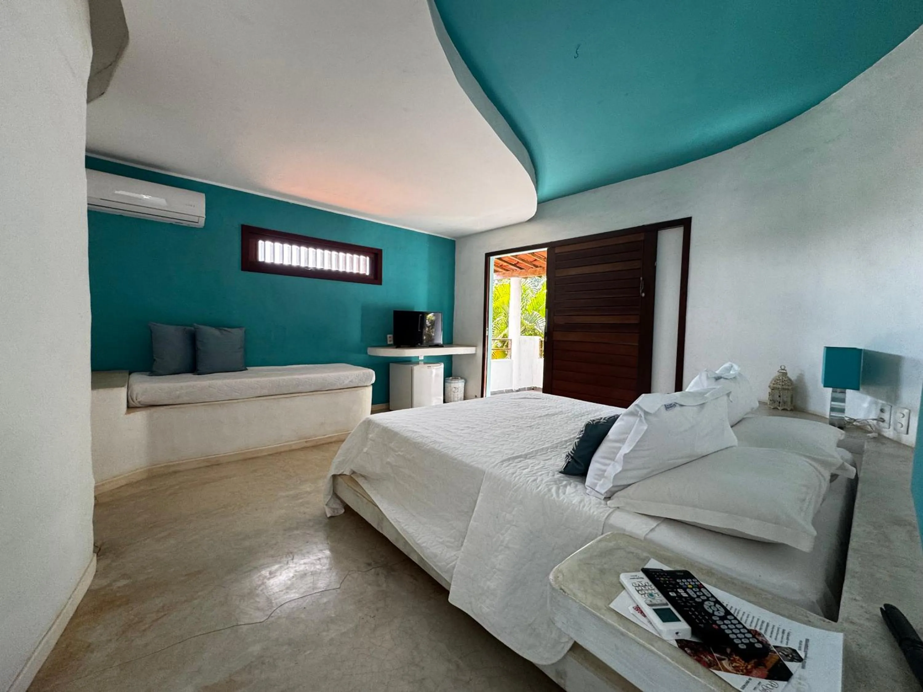 Bed in Pousada Ilha do Vento