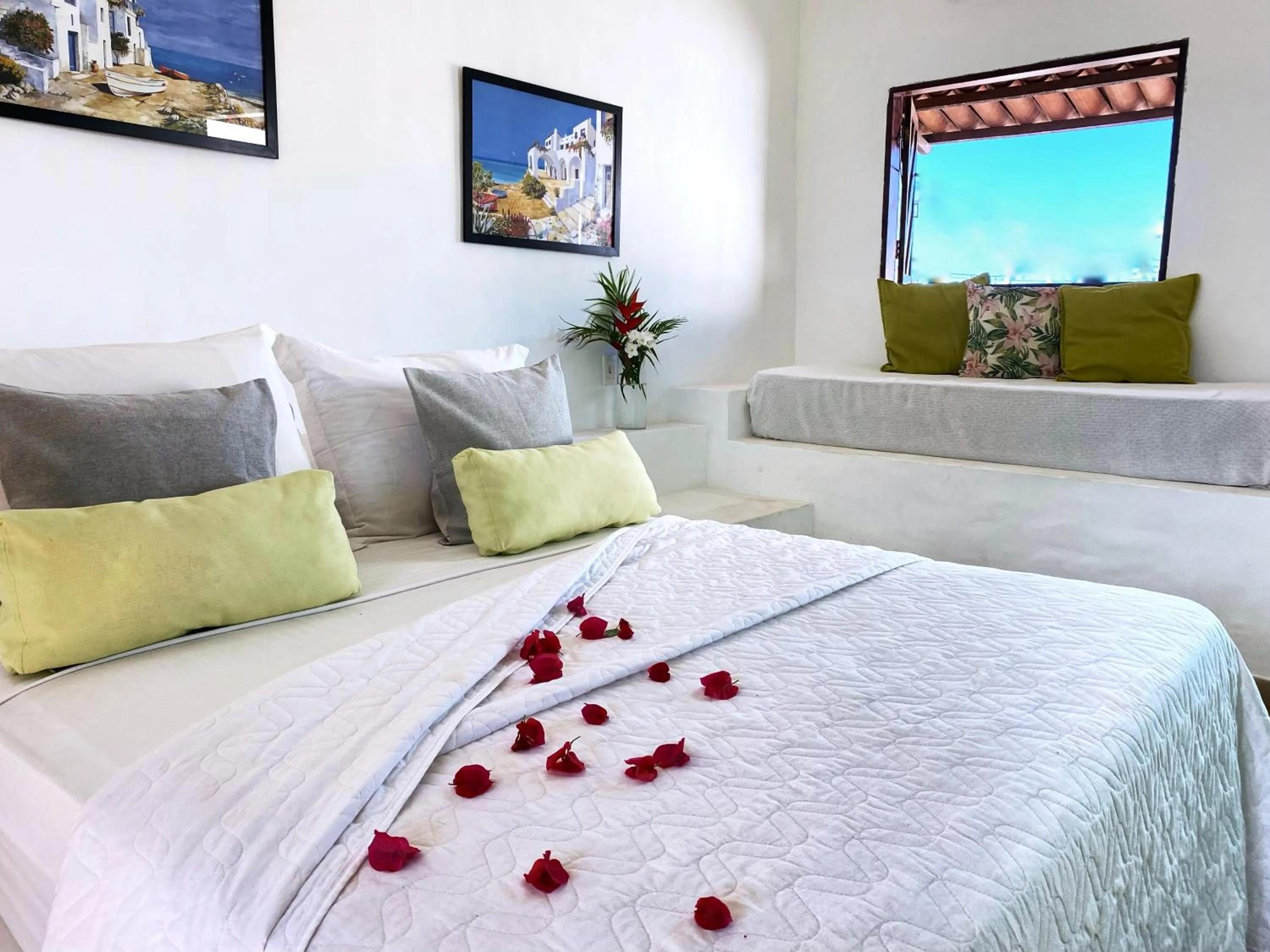 Bed in Pousada Ilha do Vento