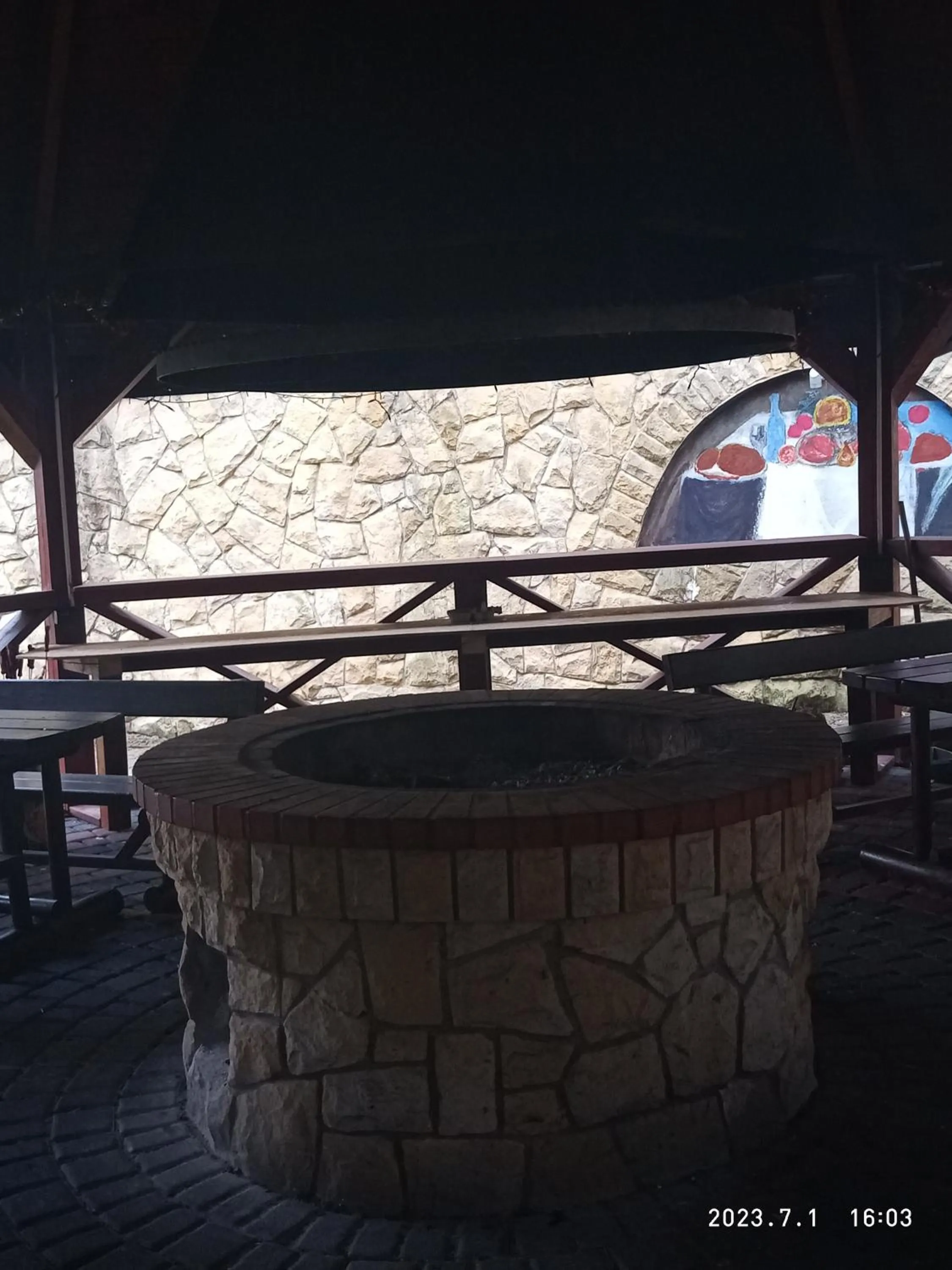 BBQ facilities in Lusia