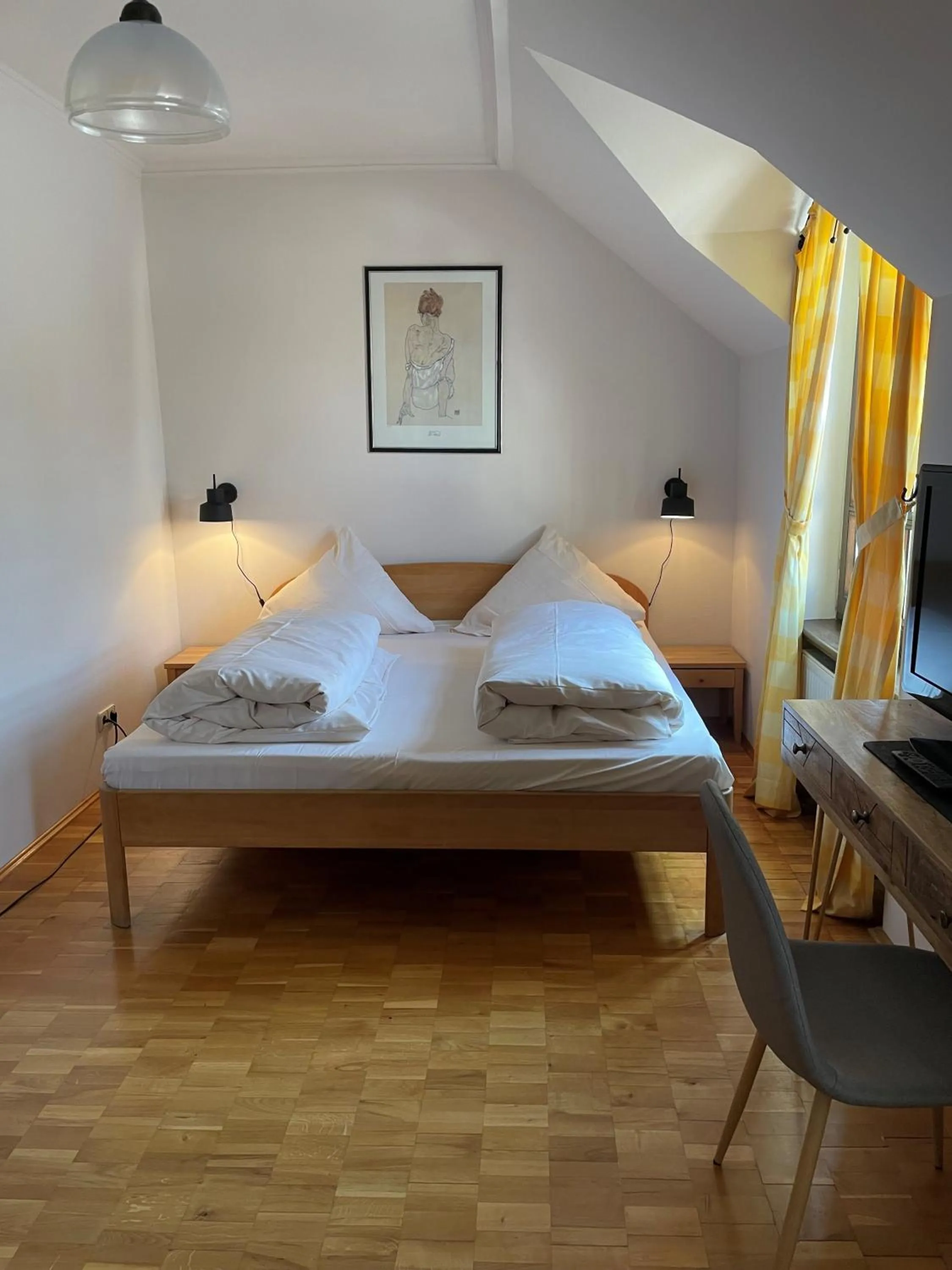 Bed in Landhotel Battenheimer Hof