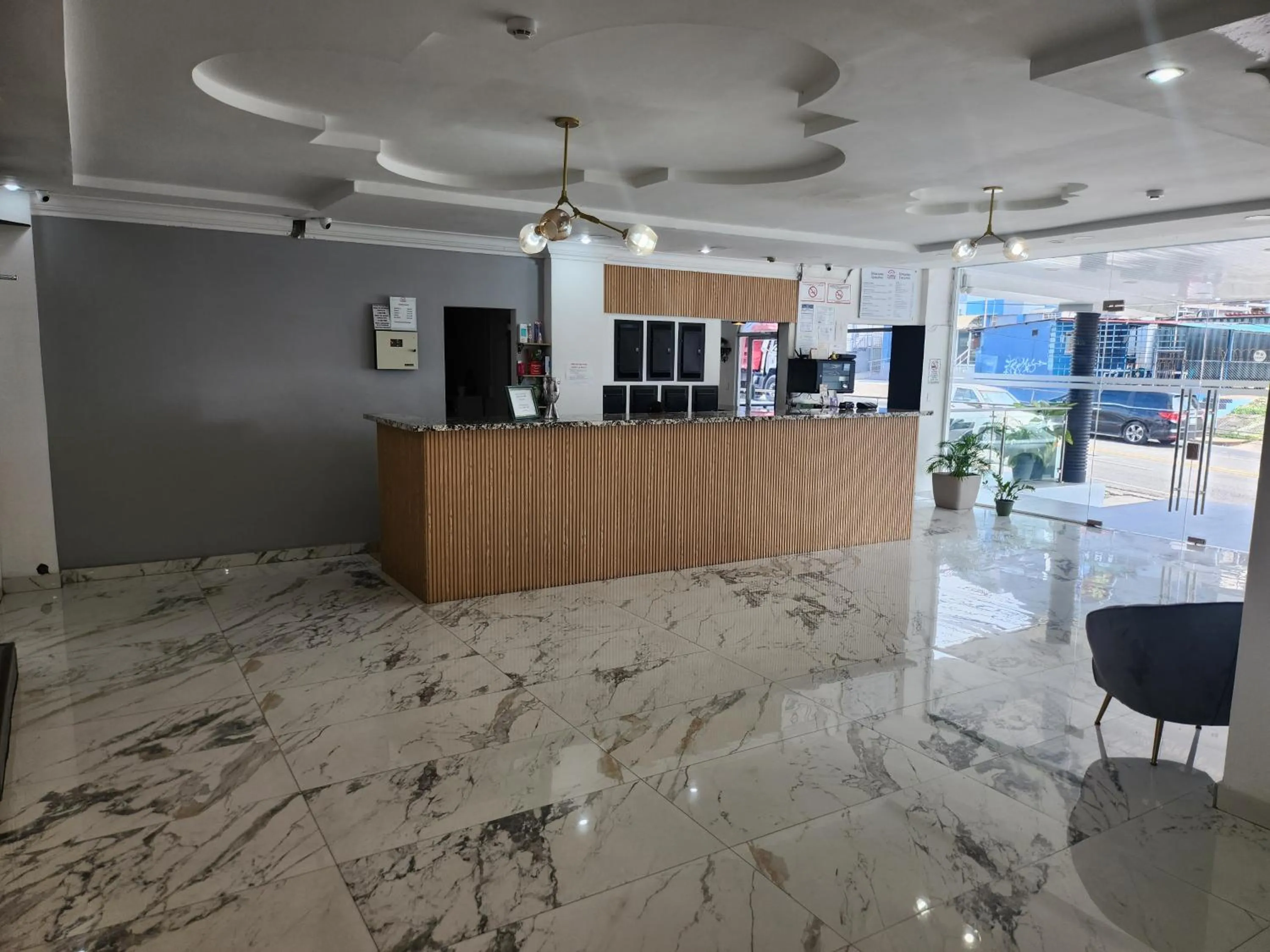 Lobby or reception in Hotel Via Espana