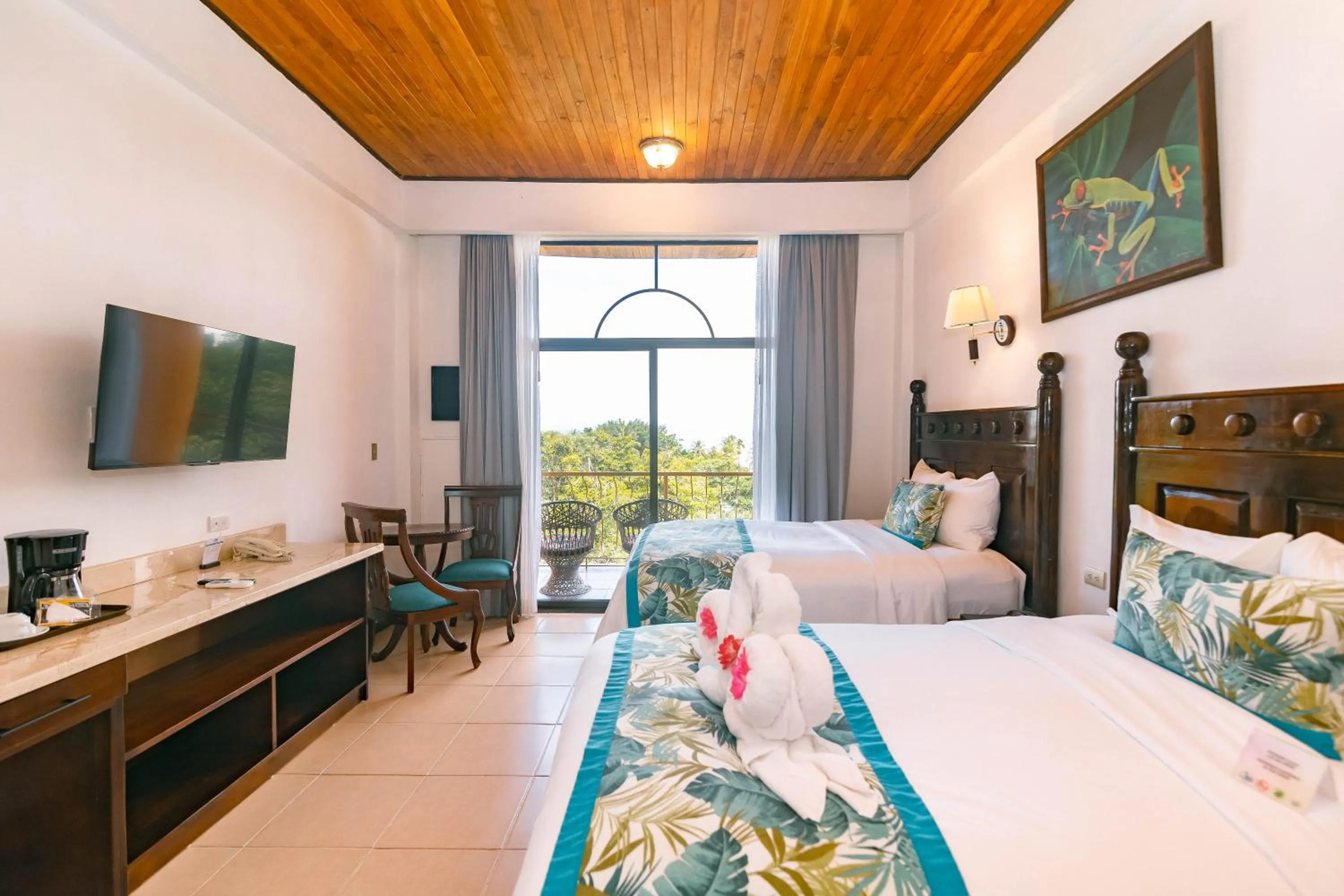 Bed in Hotel San Bada Resort & Spa