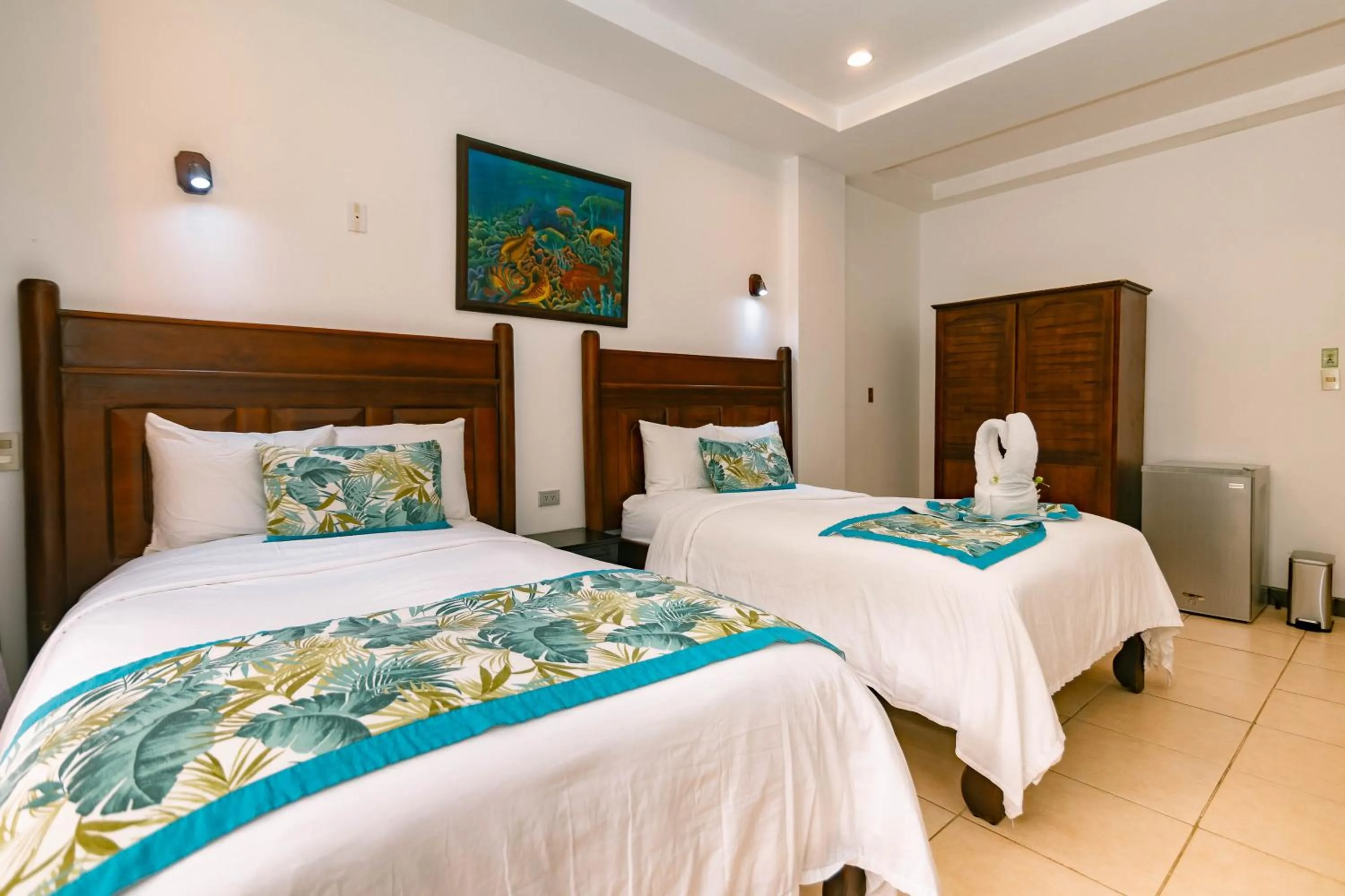 Bed in Hotel San Bada Resort & Spa