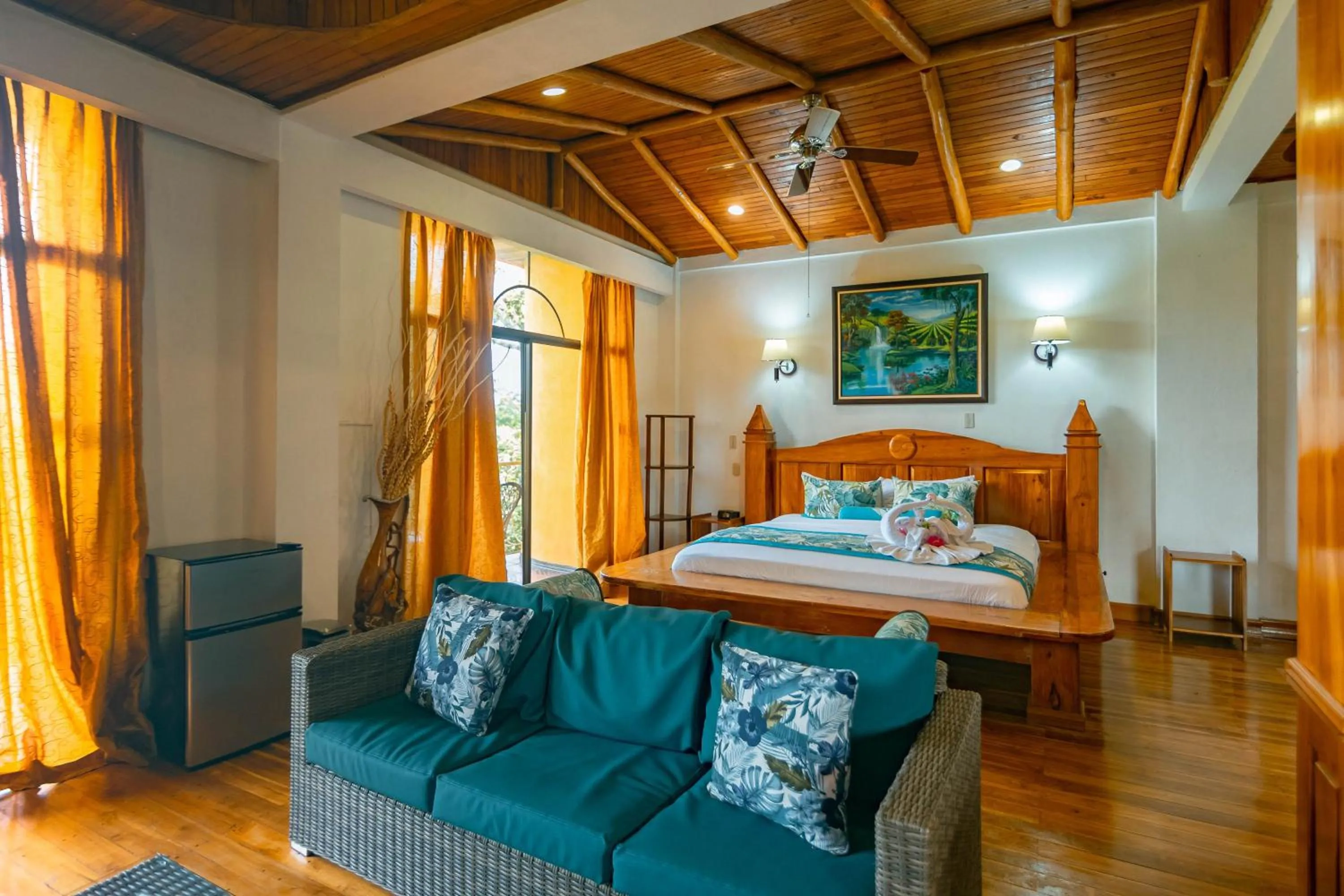 Bed in Hotel San Bada Resort & Spa