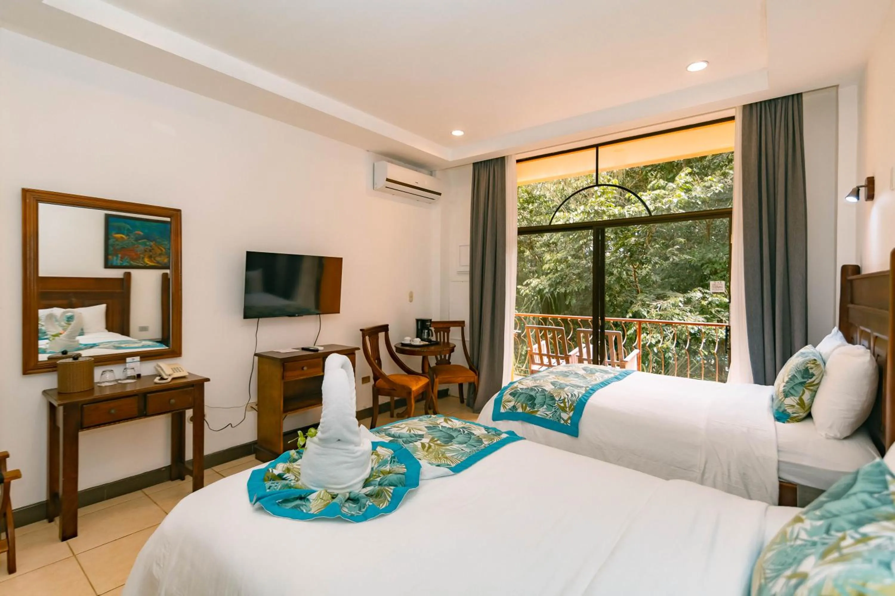 Bed in Hotel San Bada Resort & Spa