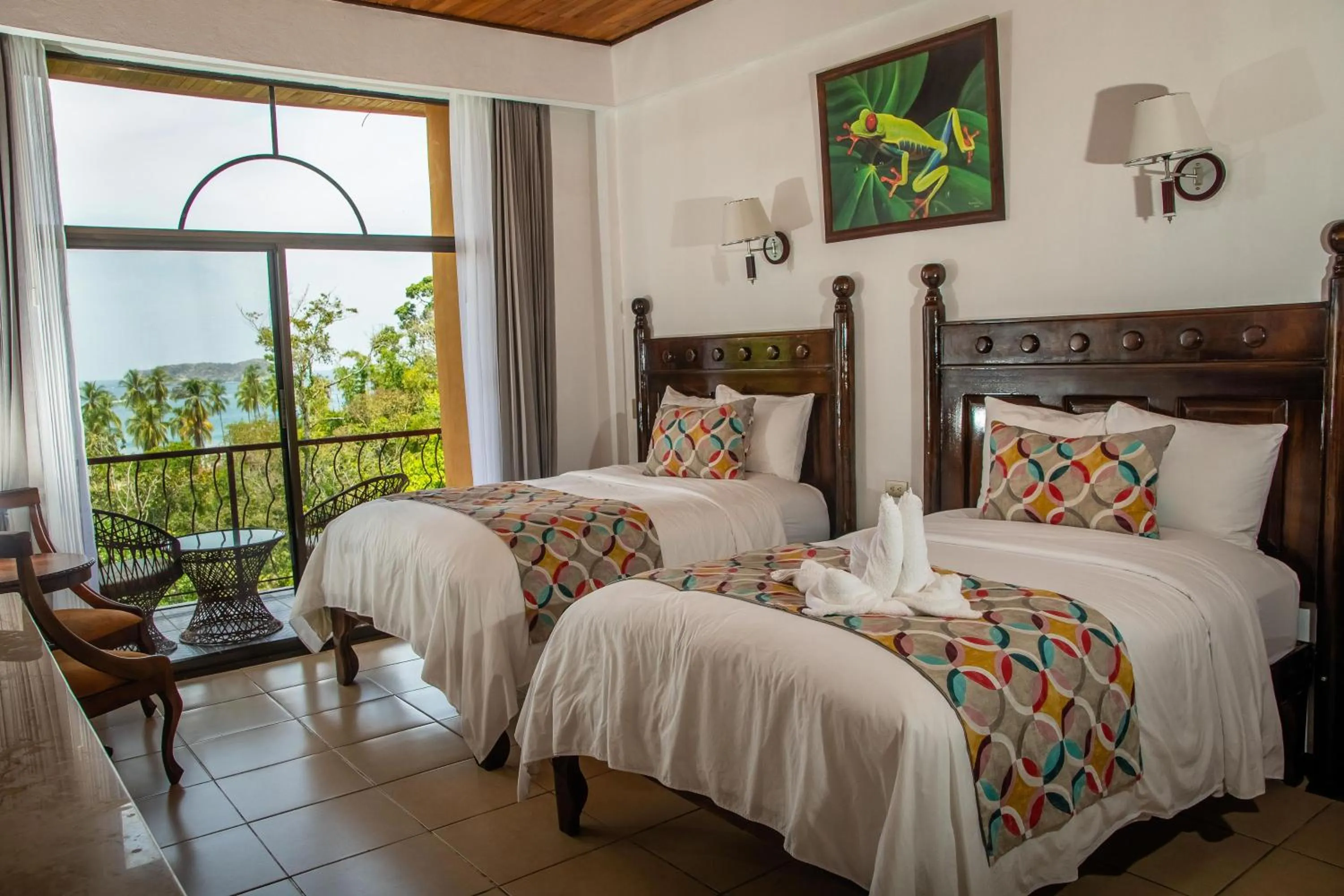 Bed in Hotel San Bada Resort & Spa