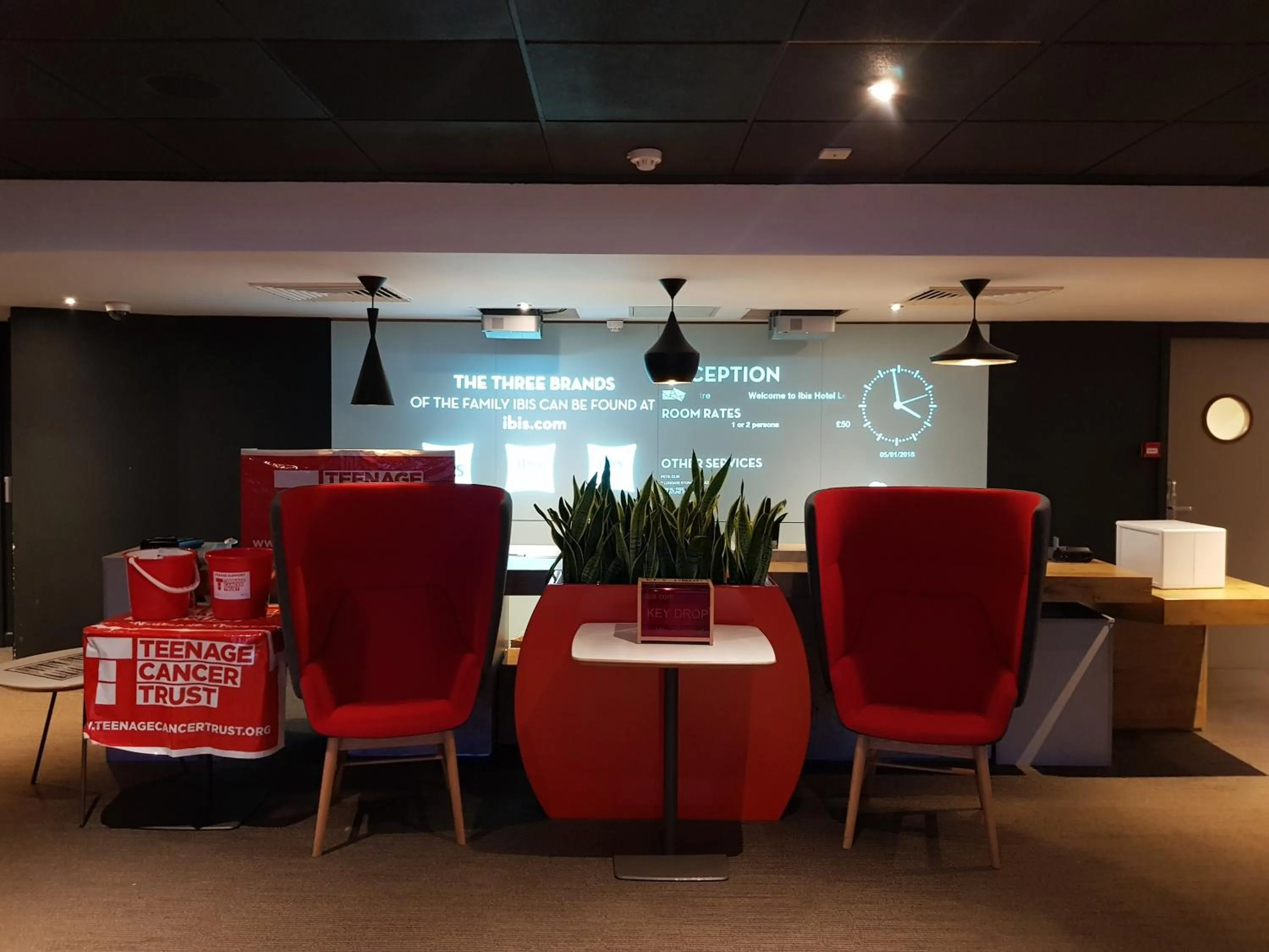 Lobby or reception in ibis Leeds Centre Marlborough Street