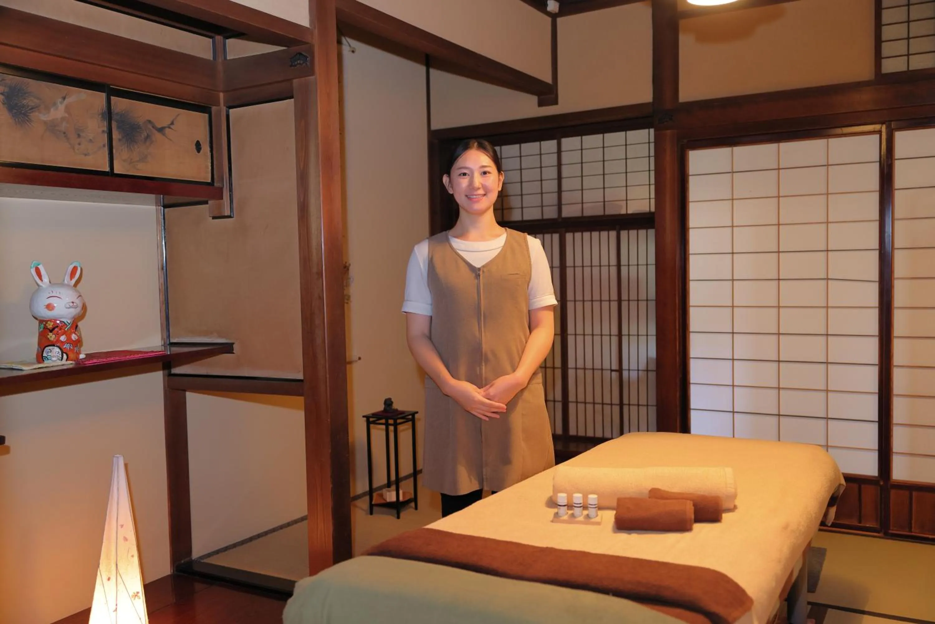 Massage in Honjin Hiranoya Kachoan