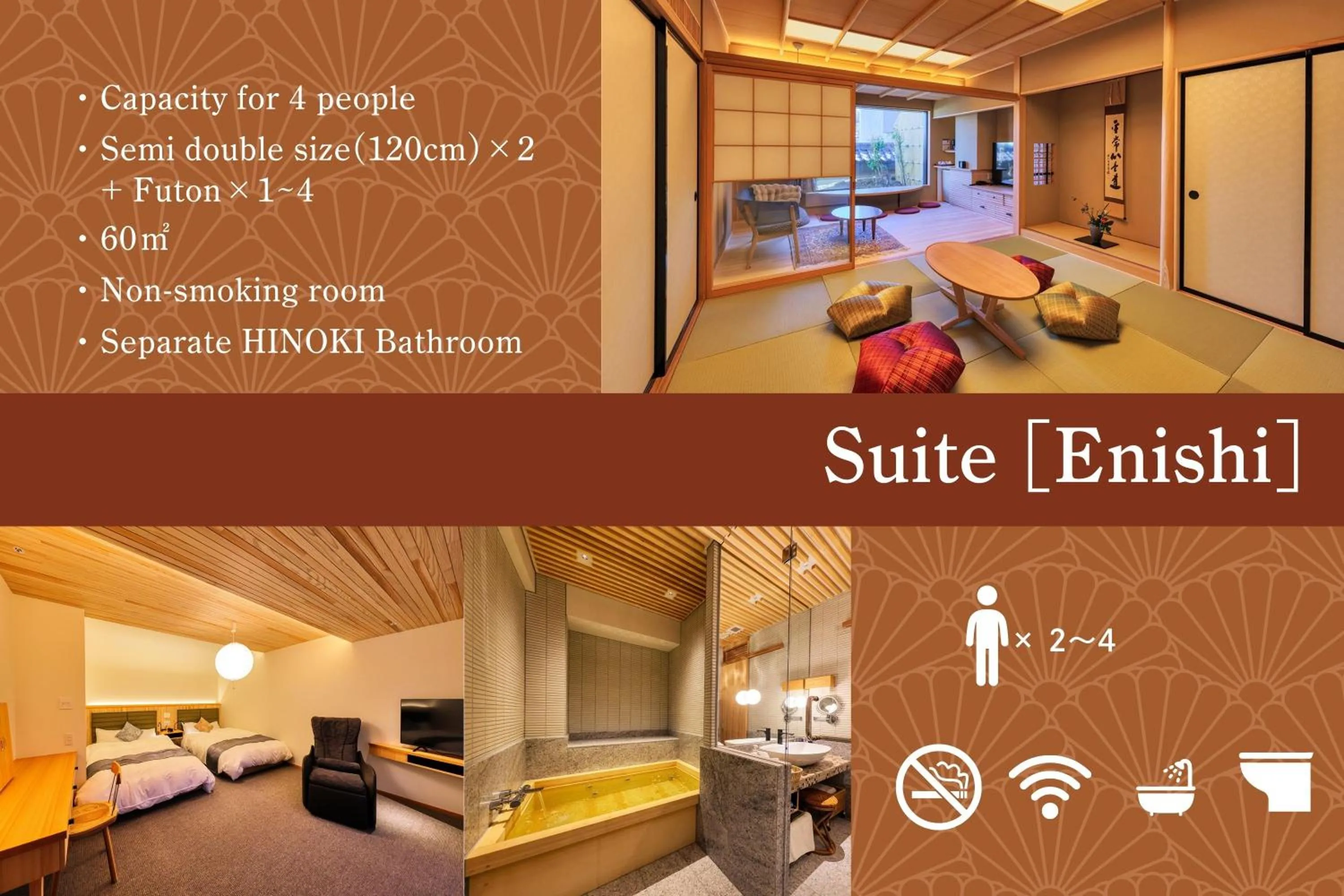 Photo of the whole room in Honjin Hiranoya Kachoan