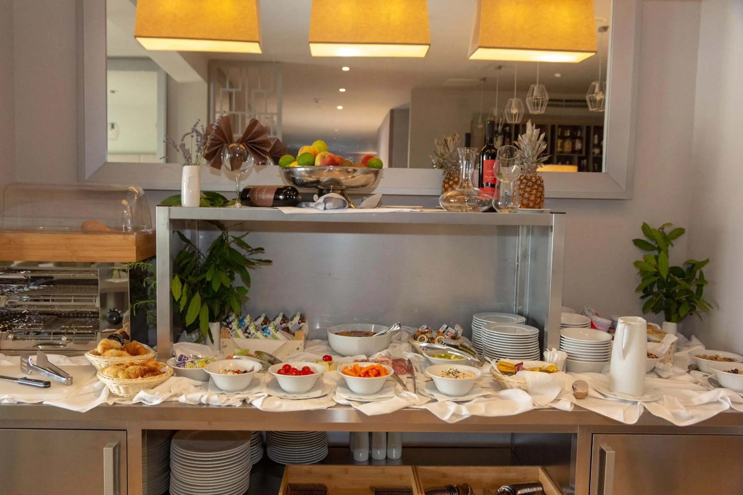 Continental breakfast in Torretta Palace Hotel