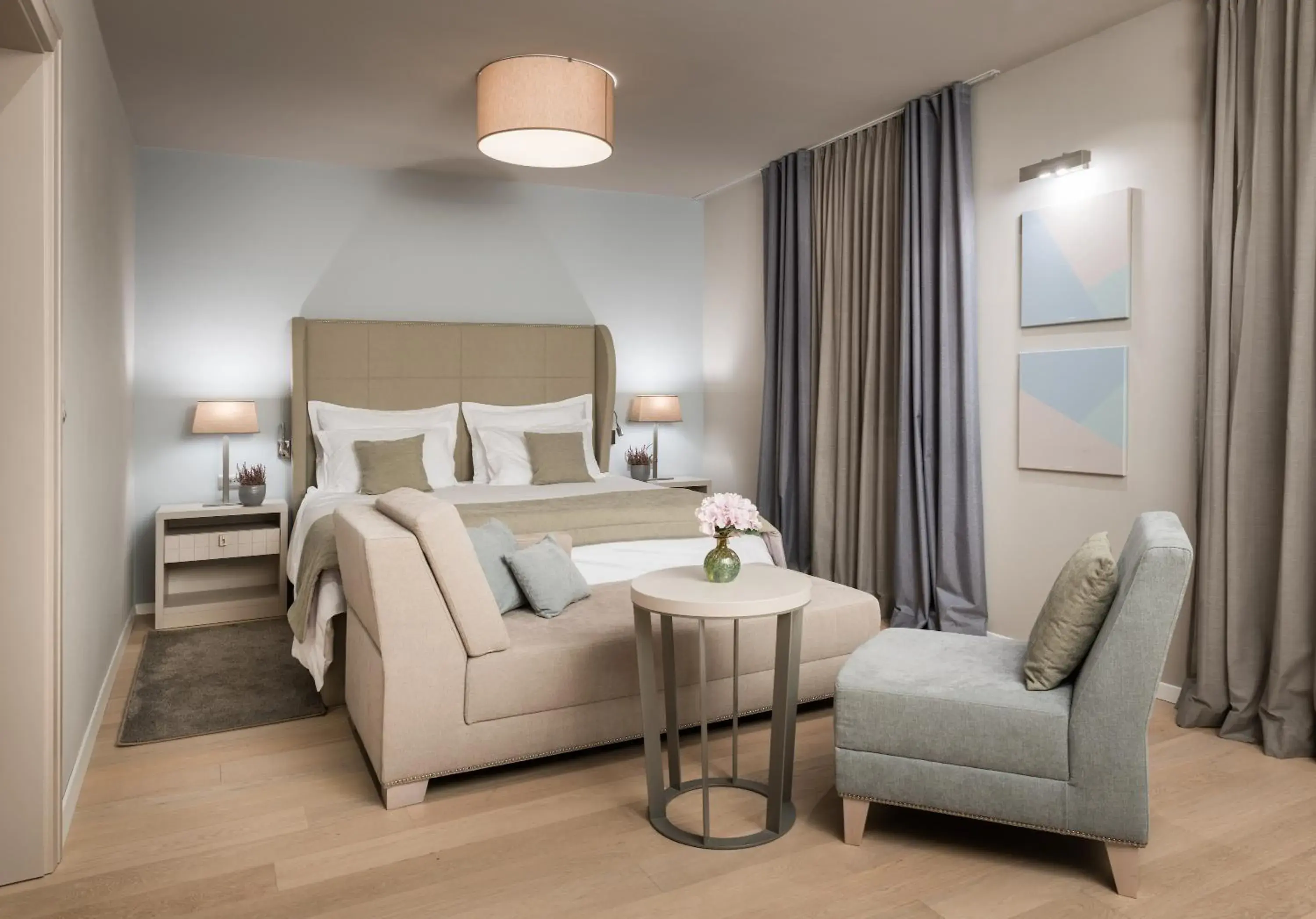 Bedroom, Bed in Torretta Palace Hotel Bedroom, Bed in Torretta Palace Hotel