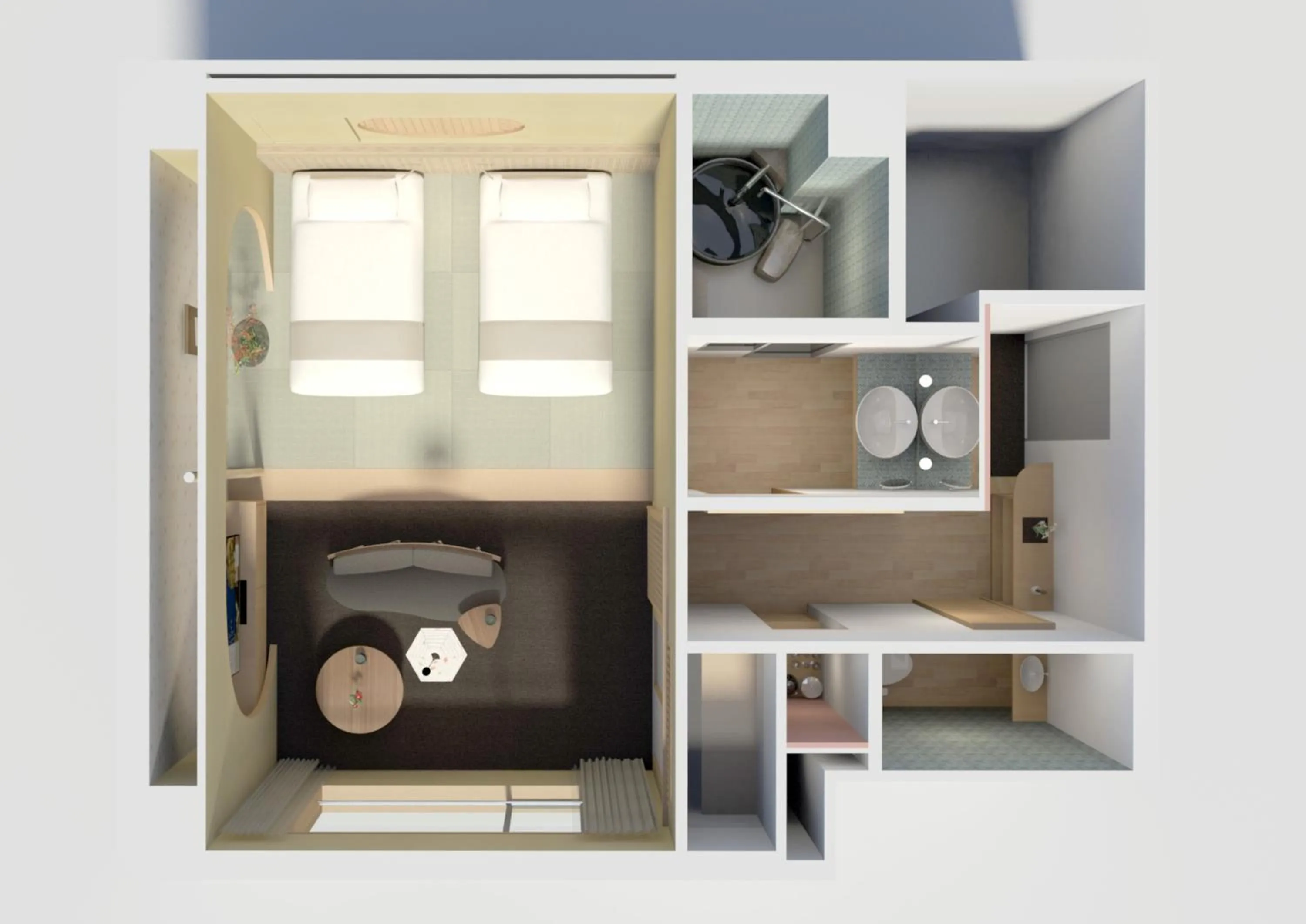 Photo of the whole room in Honjin Hiranoya Annex