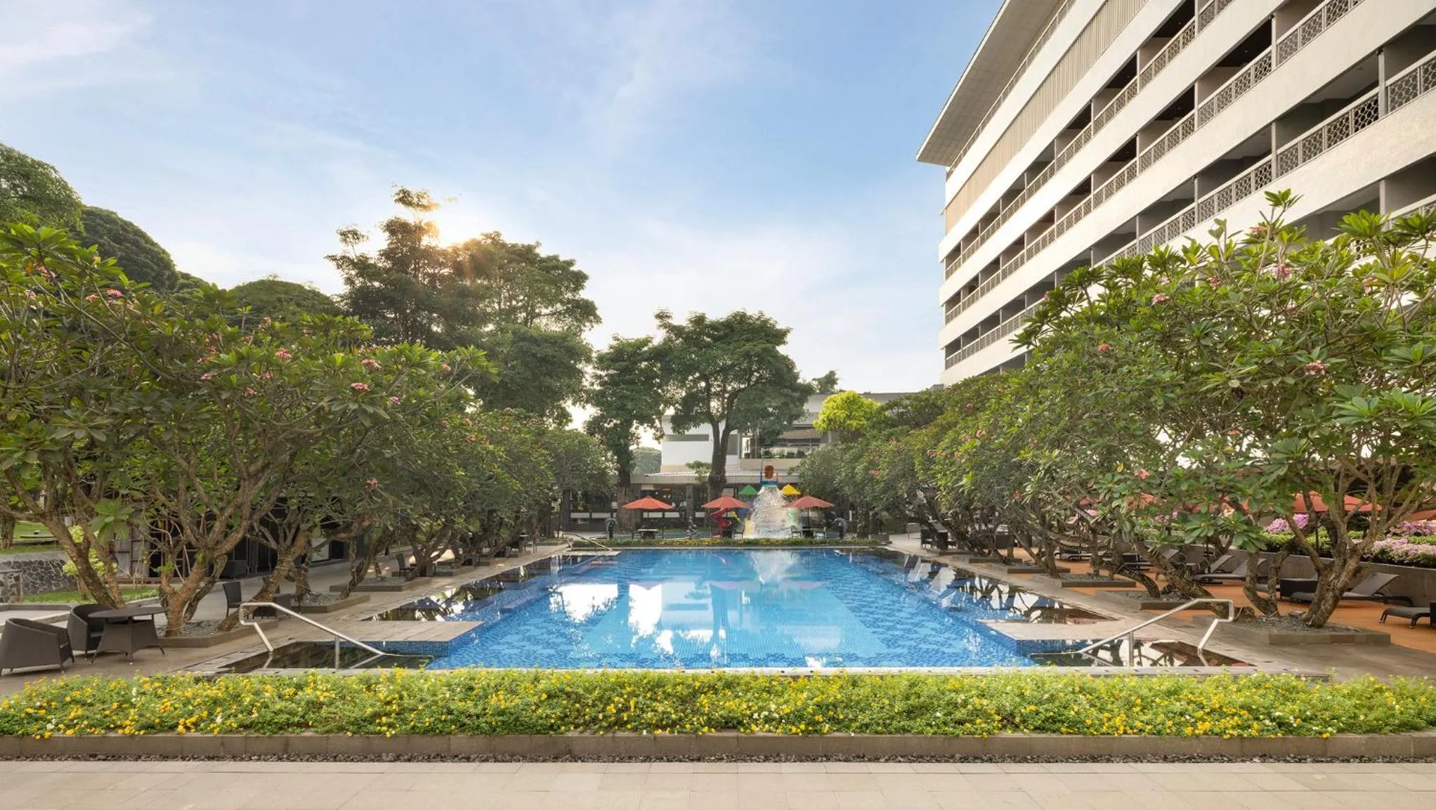 Swimming pool in Royal Ambarrukmo Yogyakarta