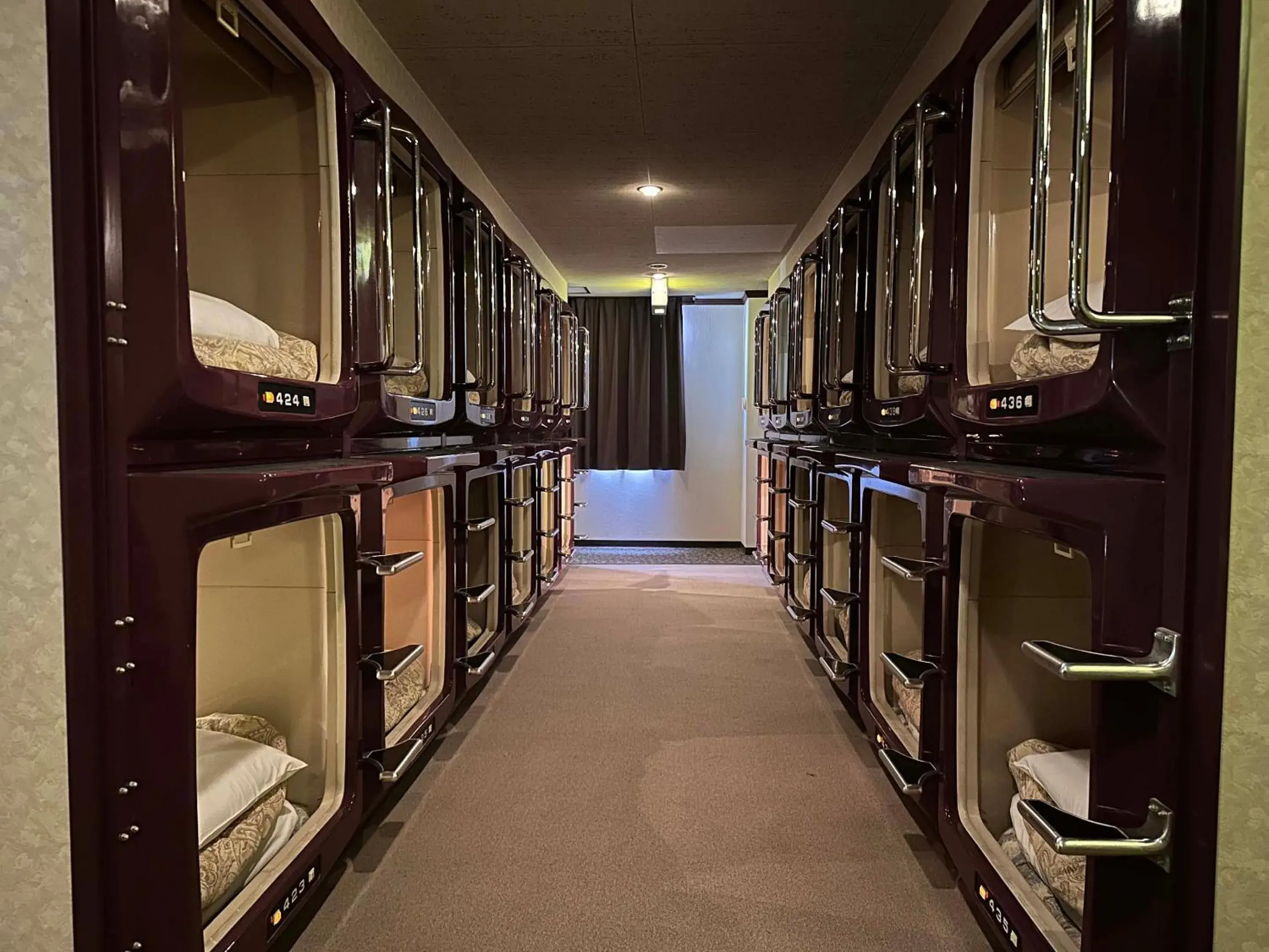 Capsule Room for Male - Upper Level in First Inn Takamatsu Capsule Room for Male - Upper Level in First Inn Takamatsu