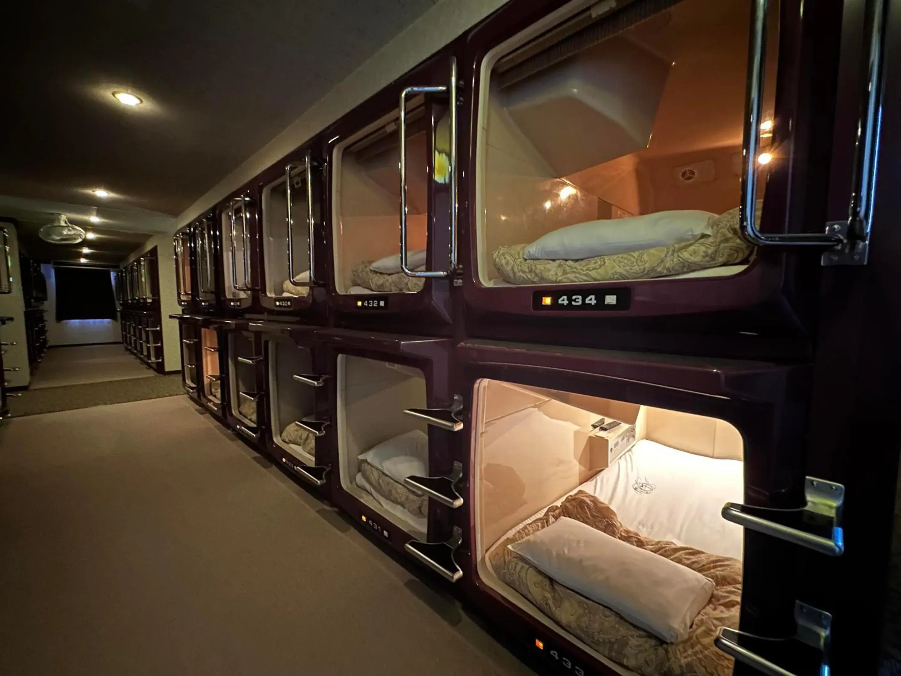 Capsule Room for Male - Upper Level in First Inn Takamatsu Capsule Room for Male - Upper Level in First Inn Takamatsu