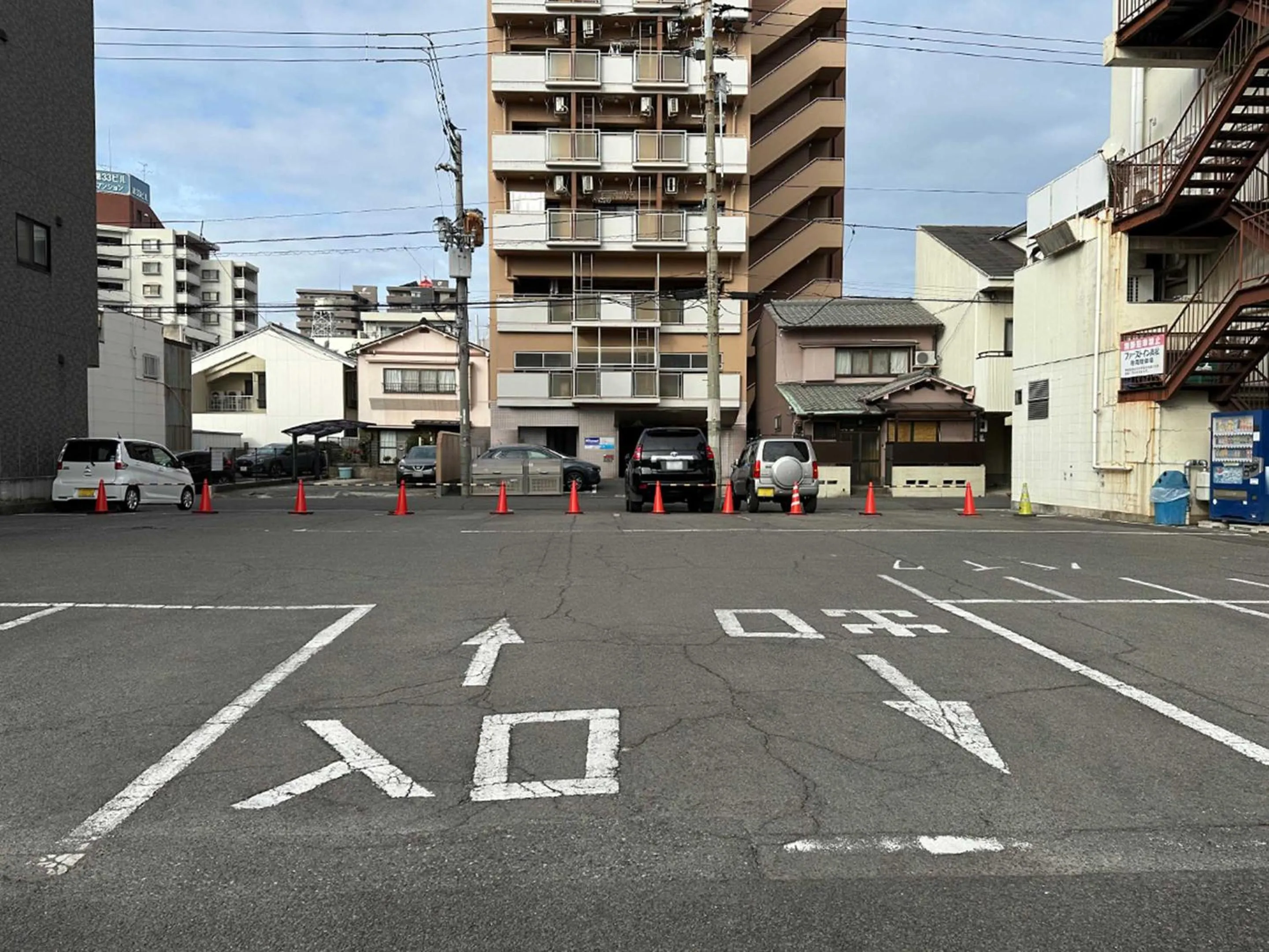 Parking in First Inn Takamatsu