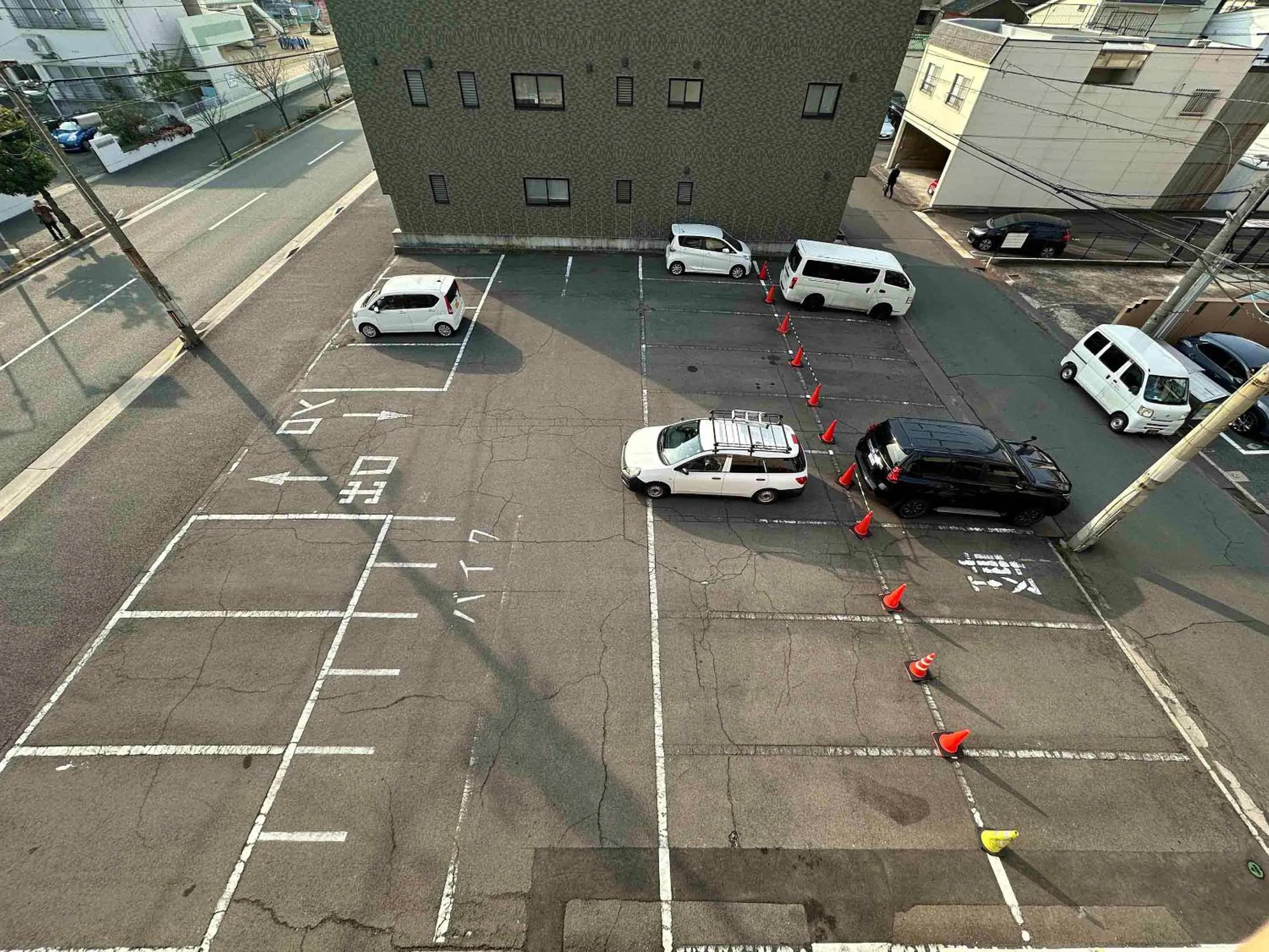 Parking in First Inn Takamatsu