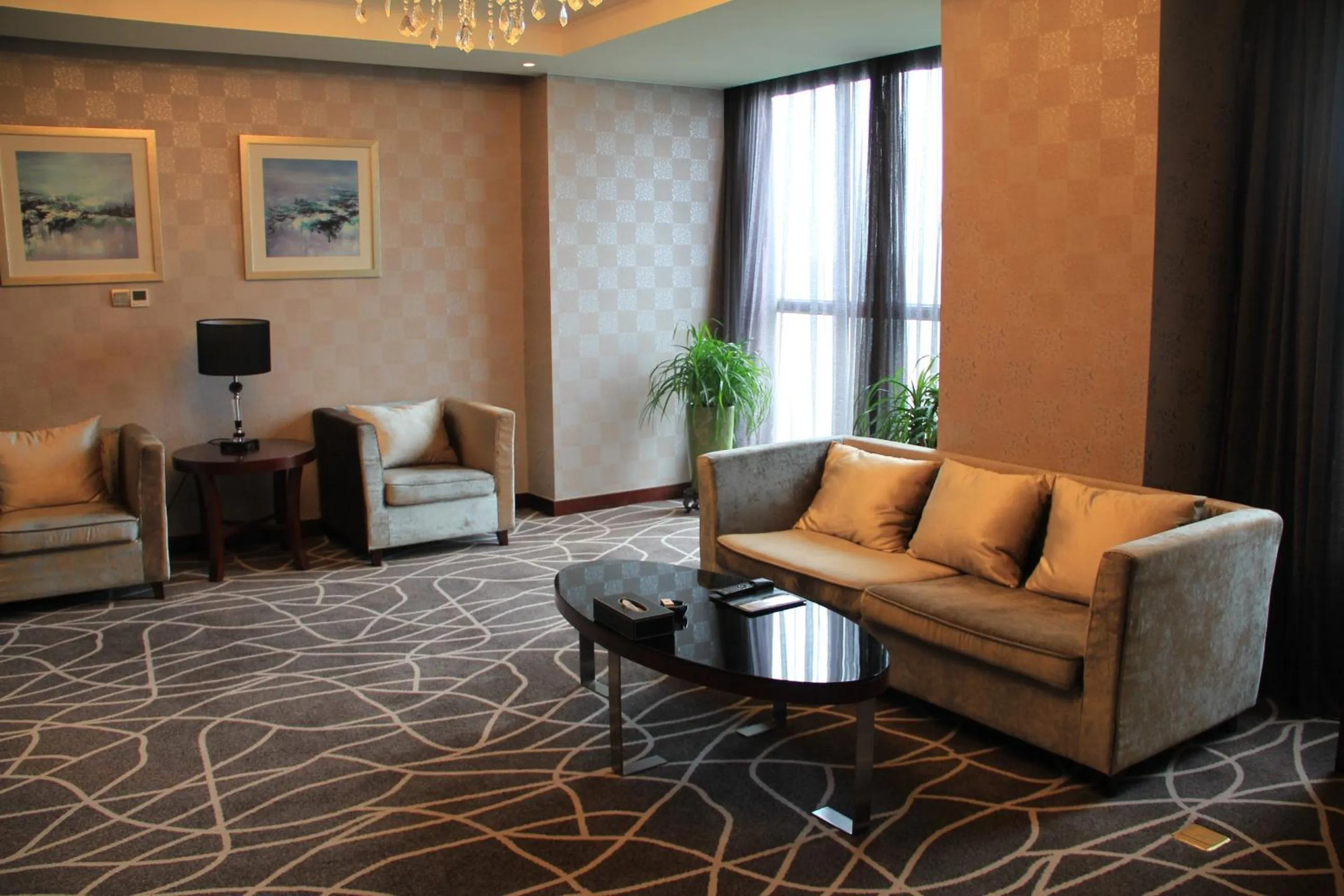 Living room in Grand Metropark Universal Dinosaur Town Hotel