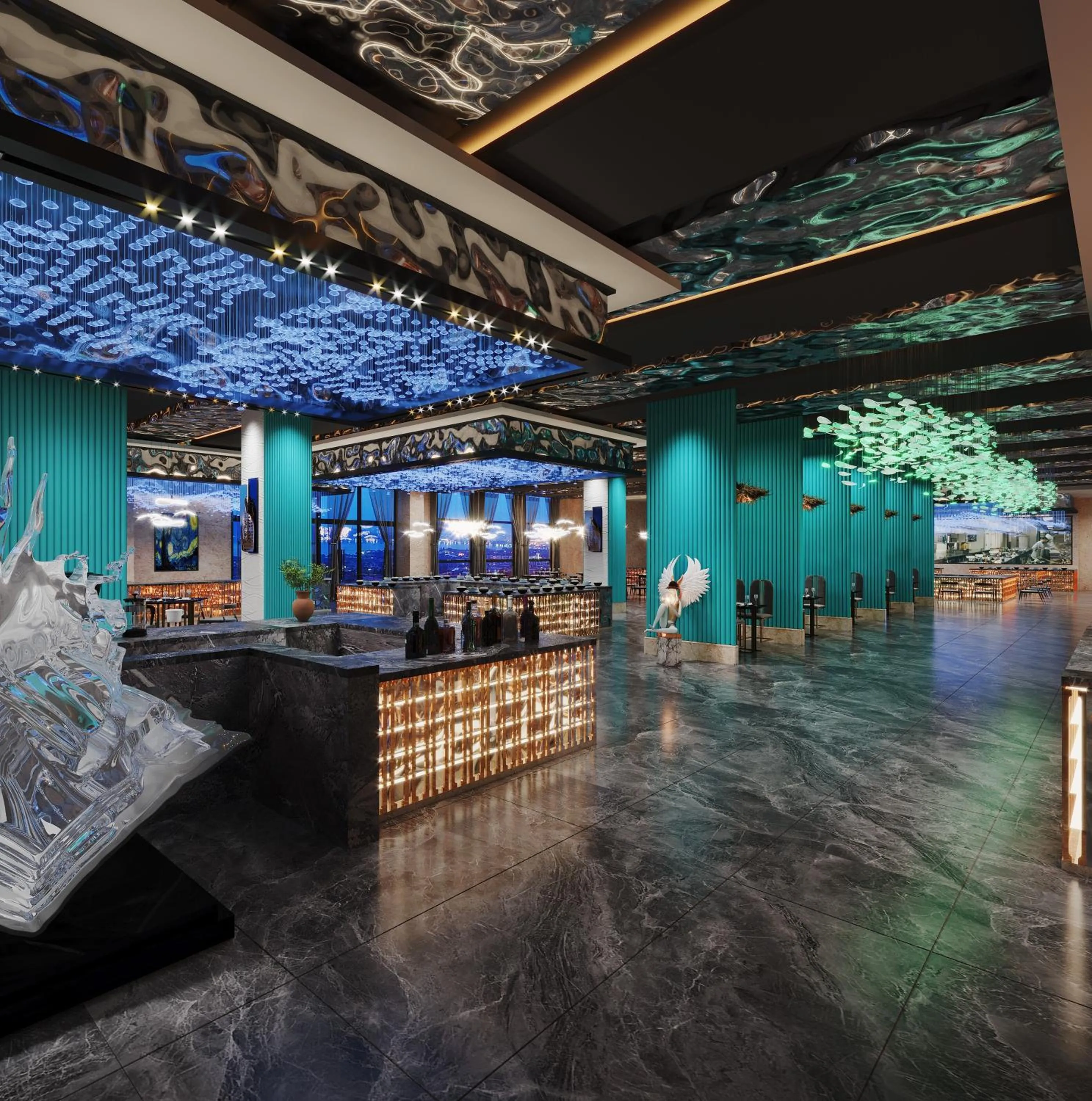 Breakfast in Grand Metropark Universal Dinosaur Town Hotel