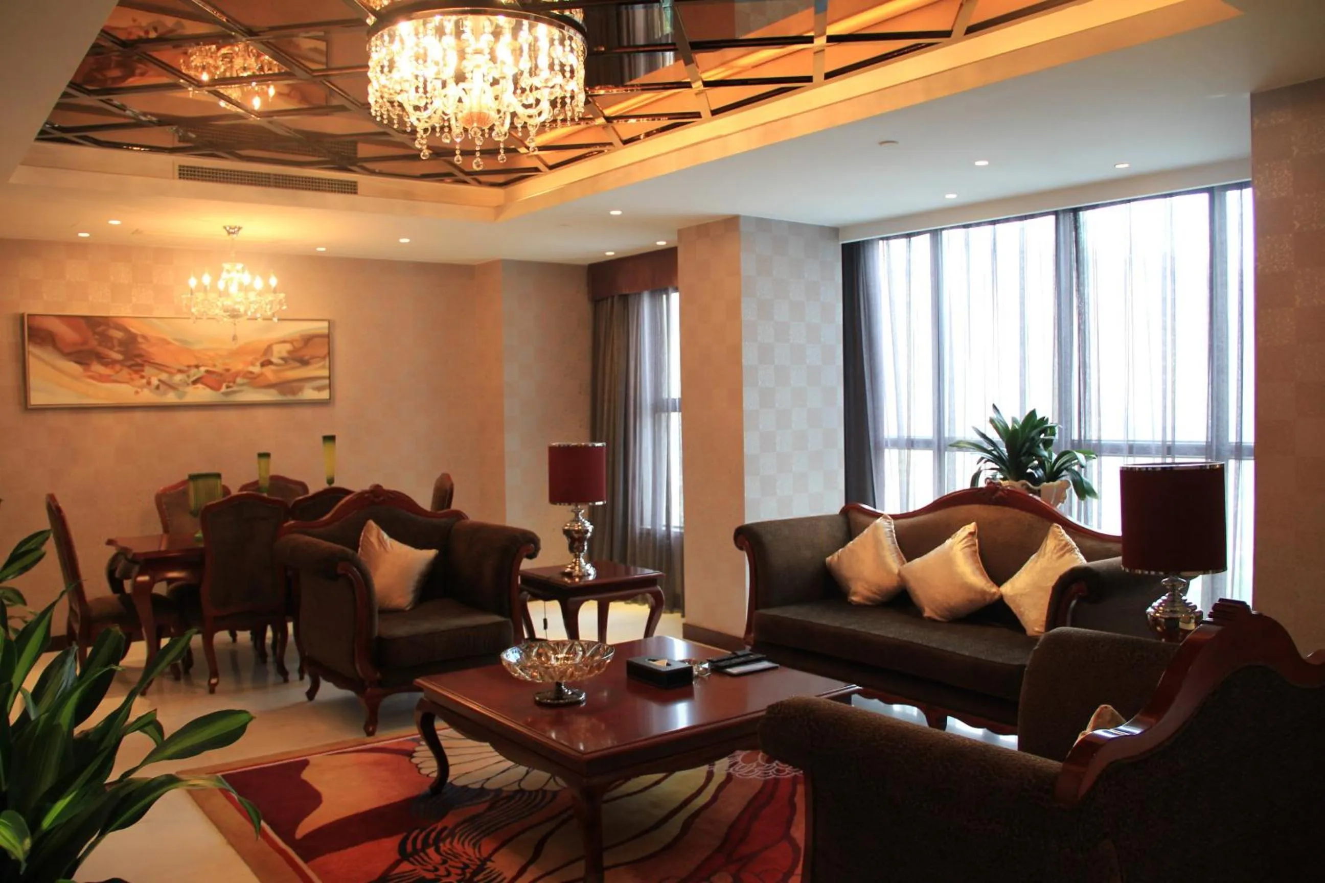 Living room in Grand Metropark Universal Dinosaur Town Hotel