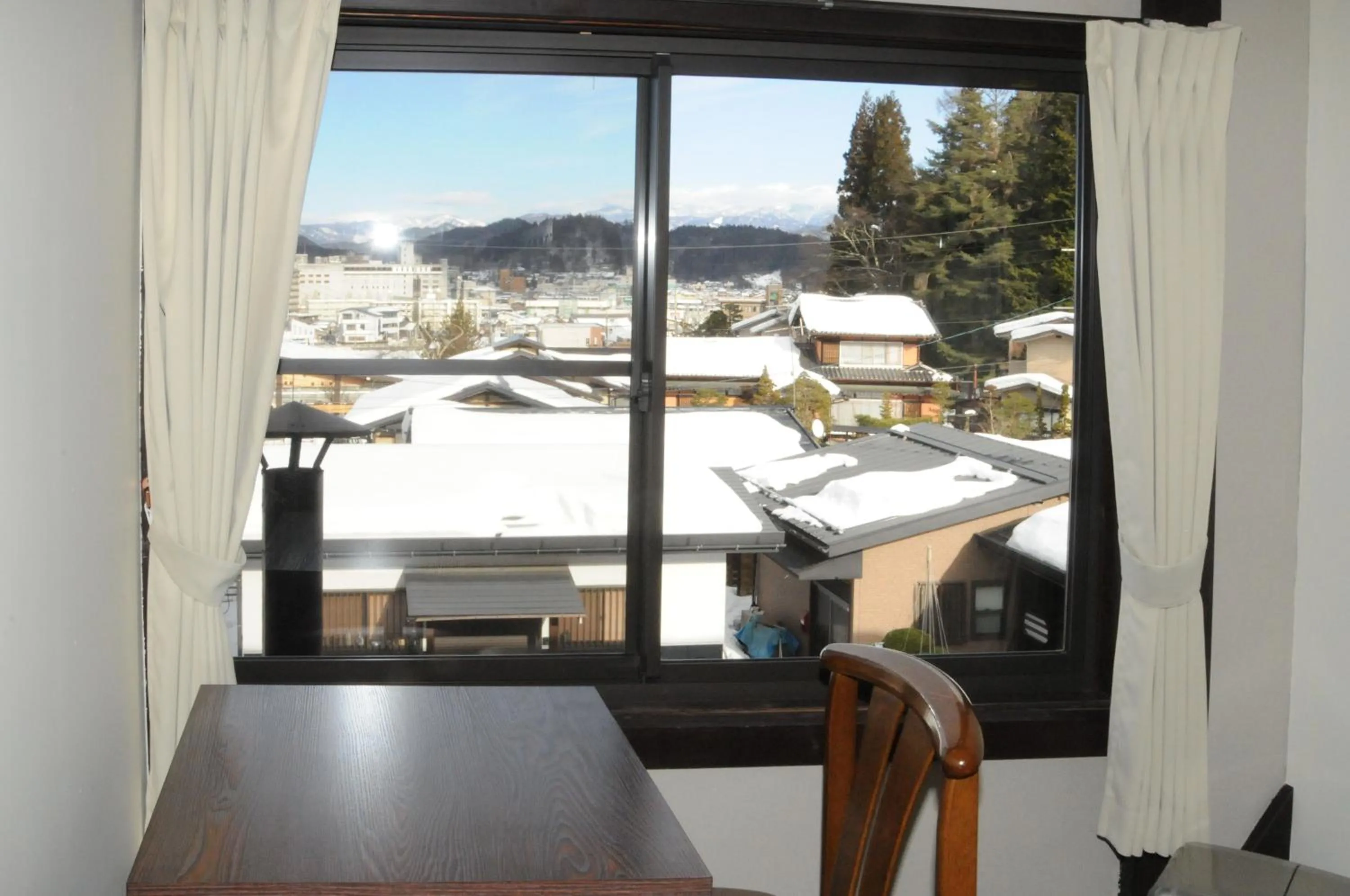Mountain view in Sakura Guest House